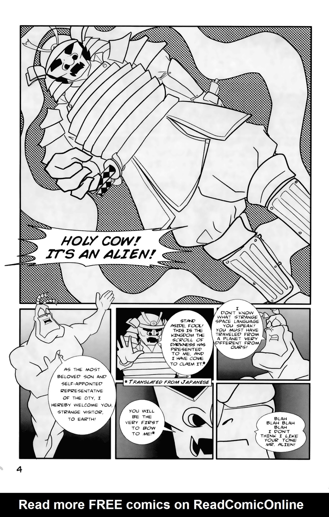 Read online The Mangalicious Tick: Rise of the Setting Sun comic -  Issue #1 - 6