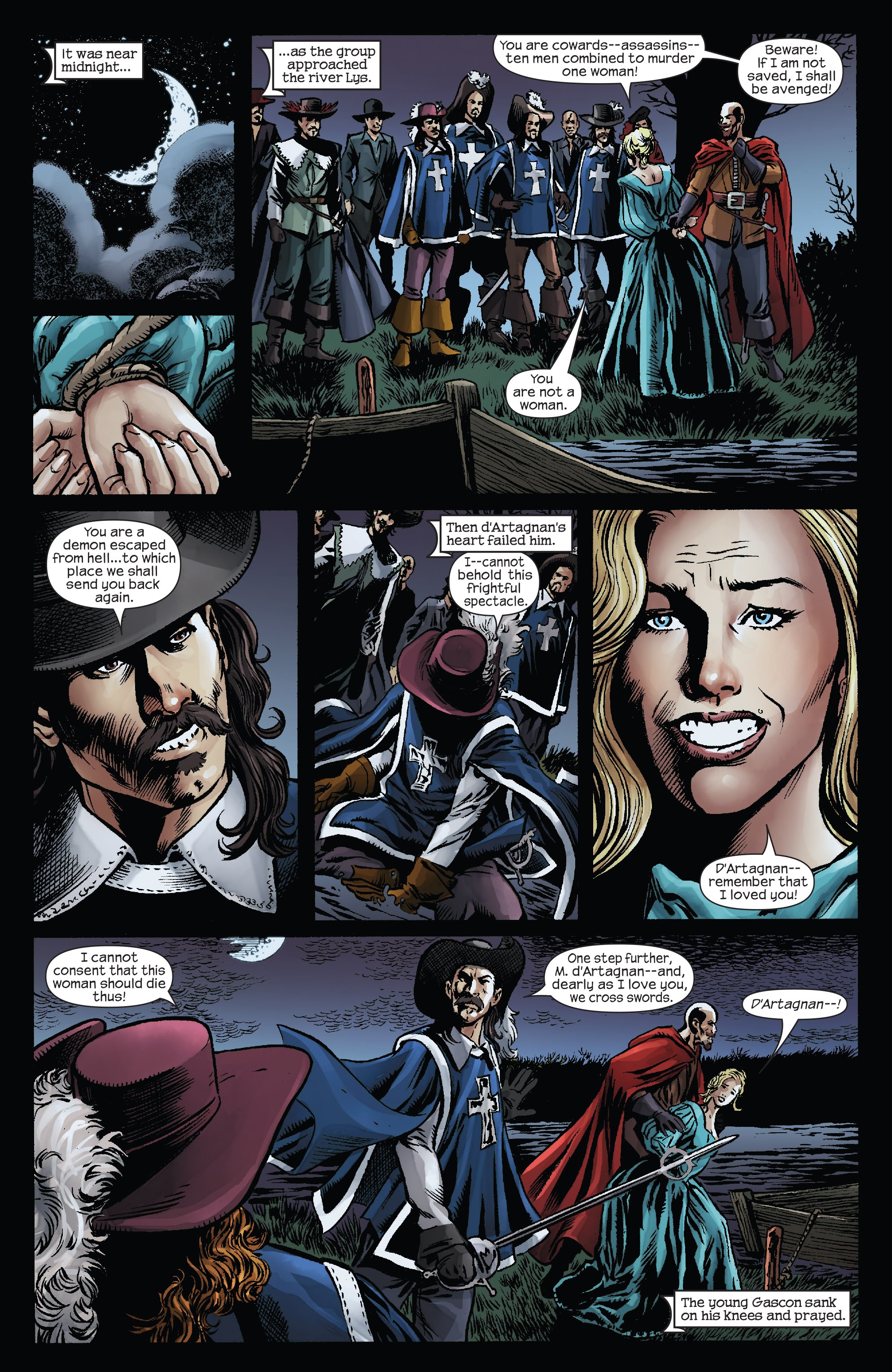 Read online Marvel Illustrated: The Three Musketeers comic -  Issue #6 - 12