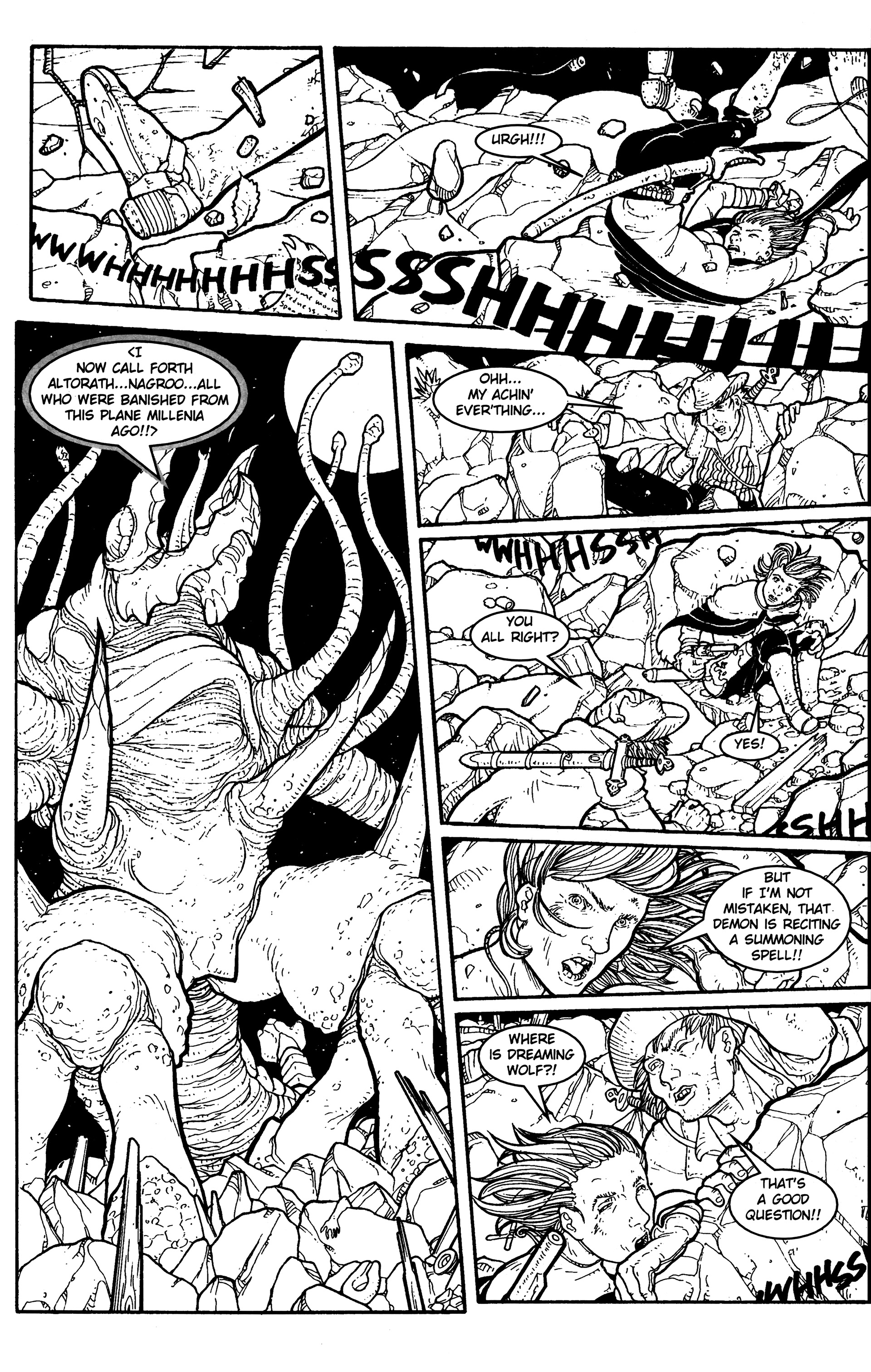 Read online Warrior Nun: Black & White comic -  Issue #17 - 9