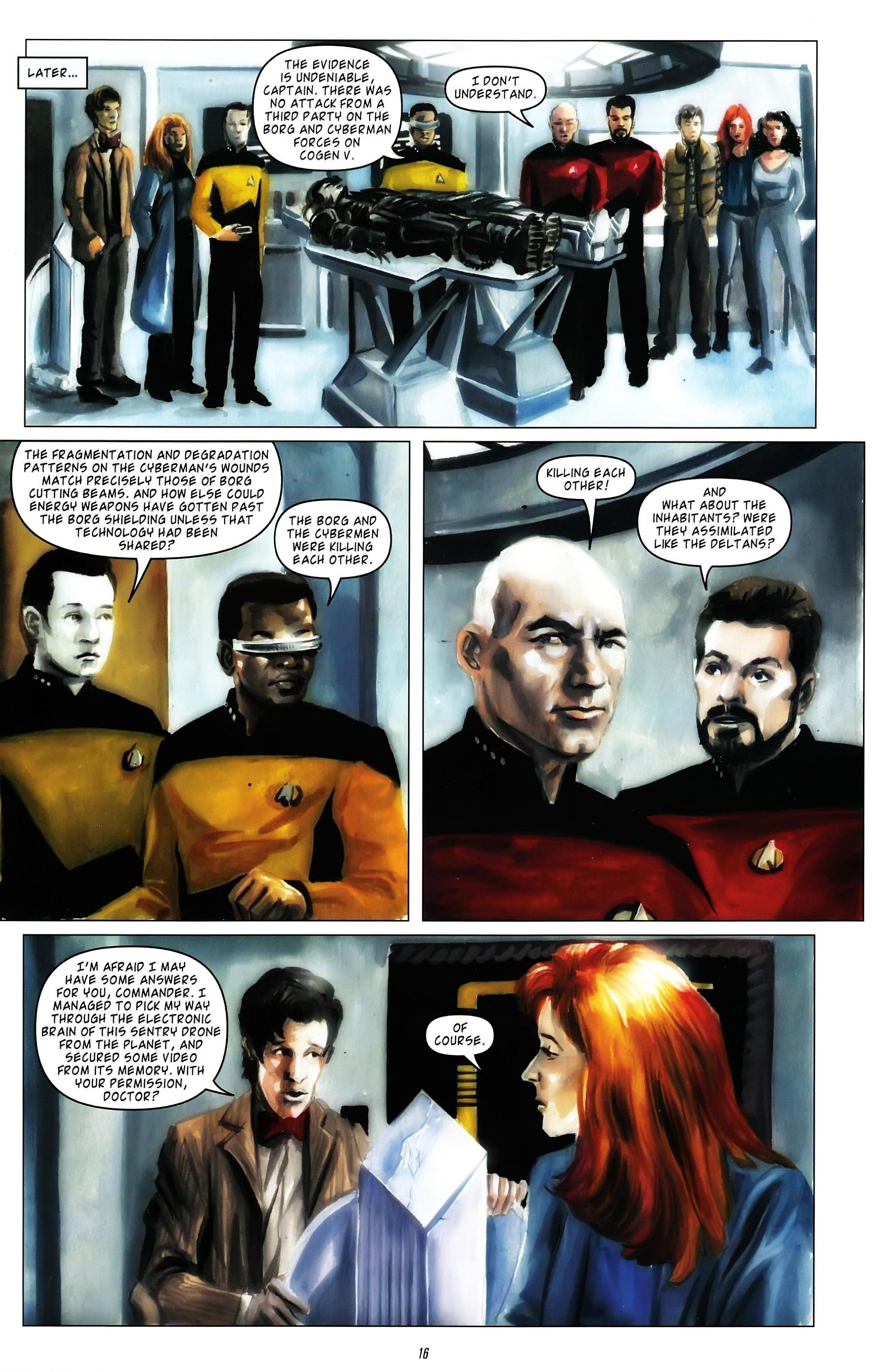 Read online Star Trek: The Next Generation/Doctor Who: Assimilation² comic -  Issue #4 - 20