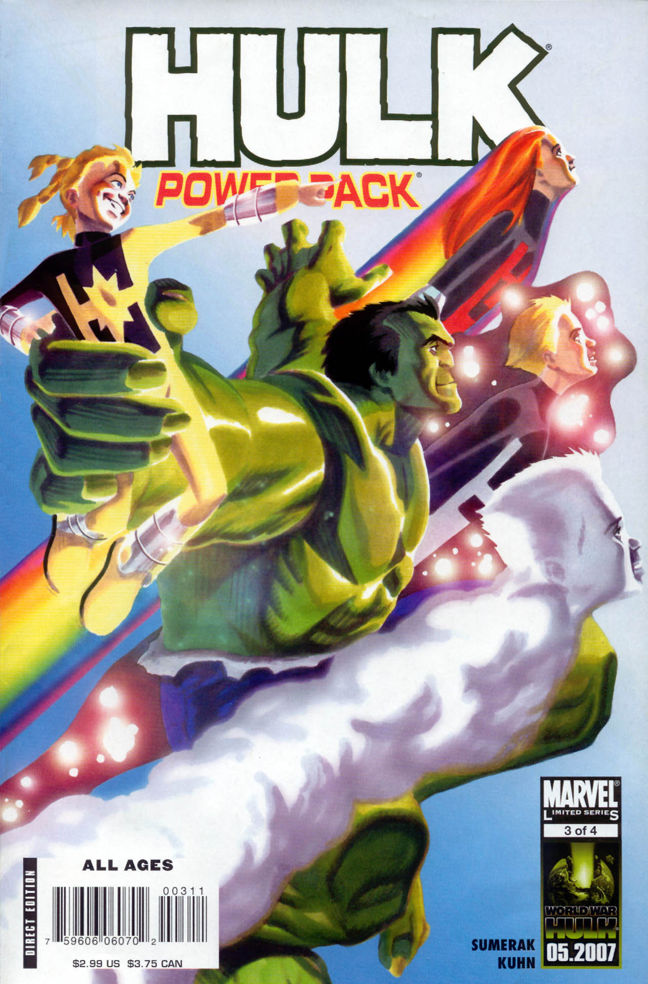 Read online Hulk and Power Pack comic -  Issue #3 - 1