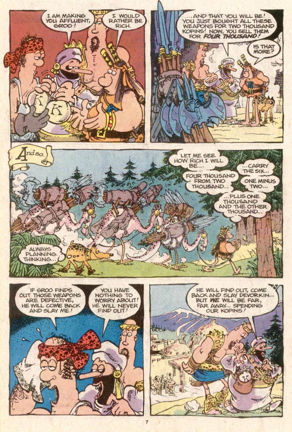 Read online Sergio Aragonés Groo the Wanderer comic -  Issue #31 - 6