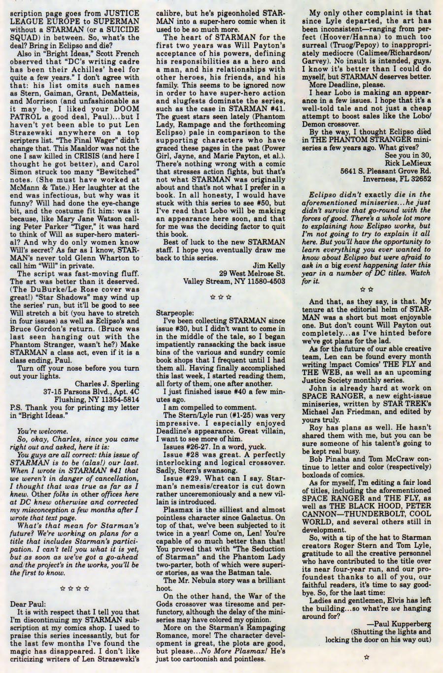 Starman (1988) Issue #45 #45 - English 25