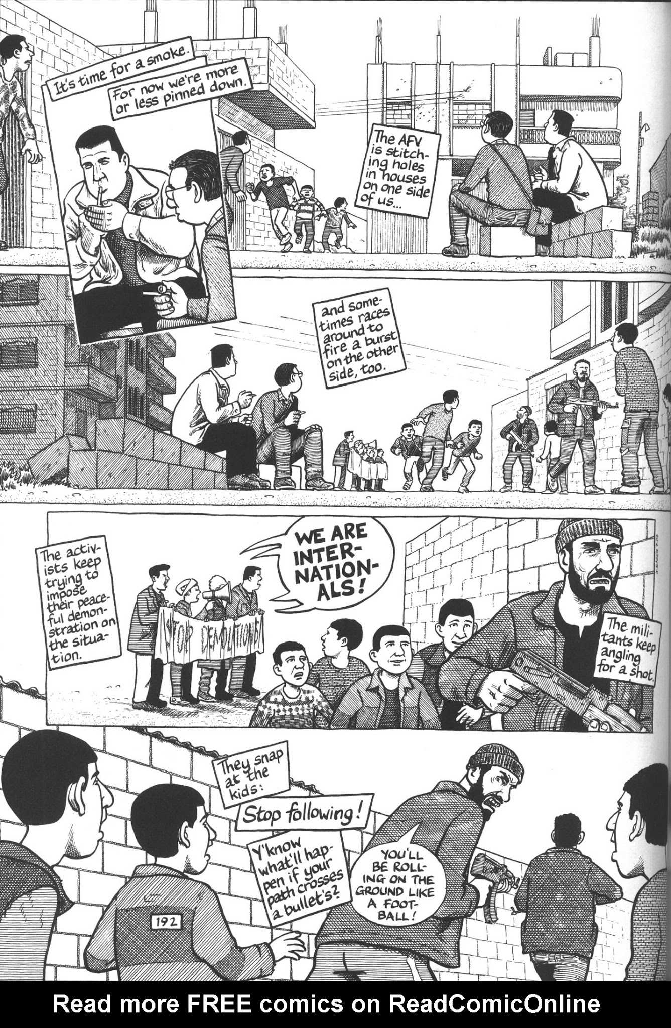 Read online Footnotes in Gaza comic -  Issue # TPB - 211