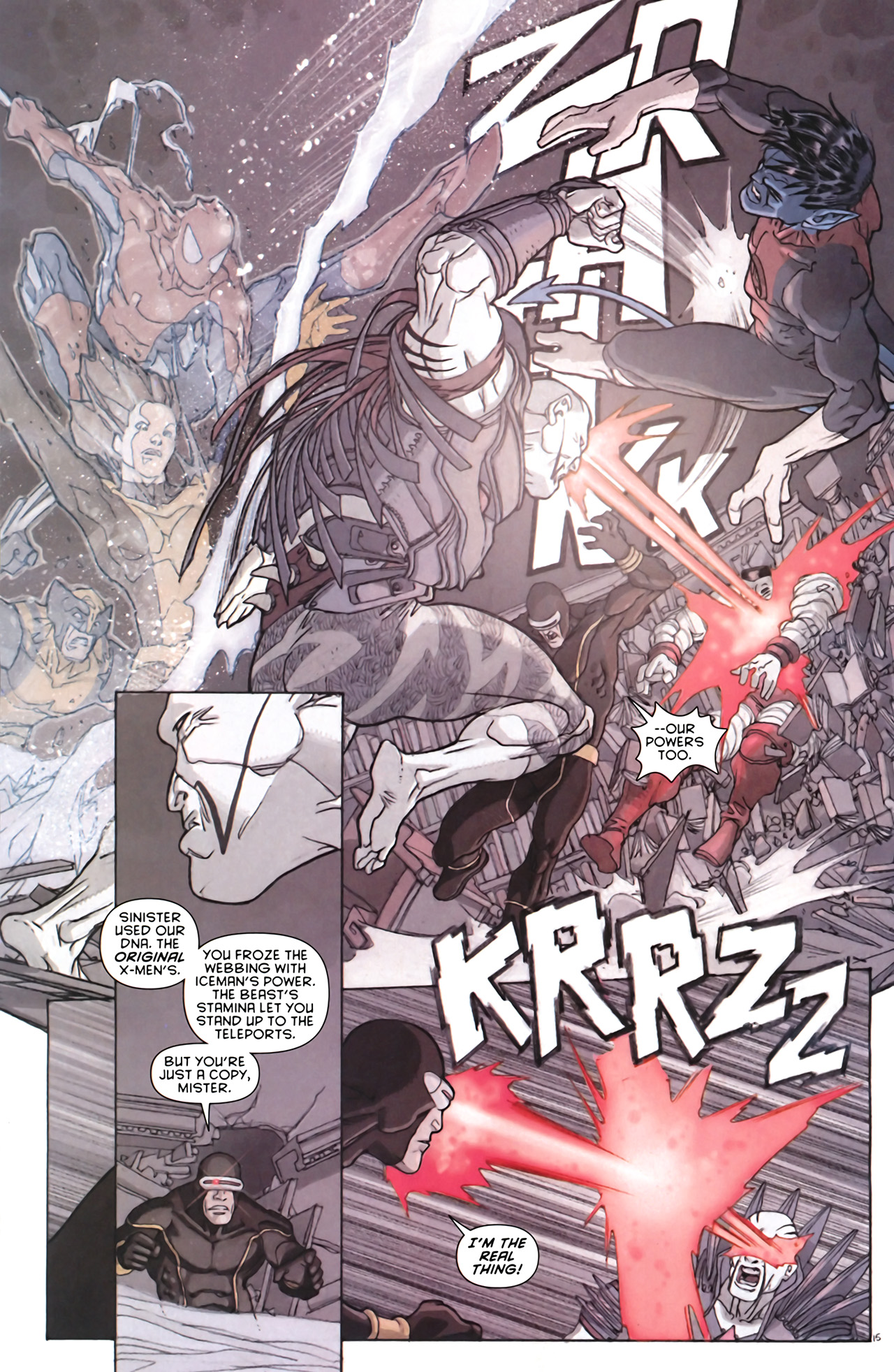 Read online X-Men/Spider-Man comic -  Issue #4 - 16
