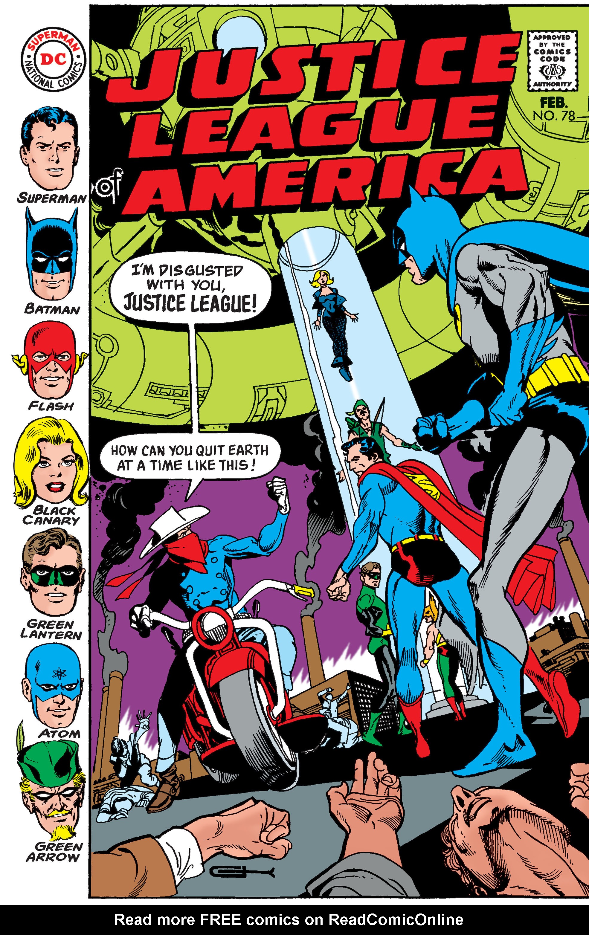 Read online Justice League of America (1960) comic -  Issue #78 - 1