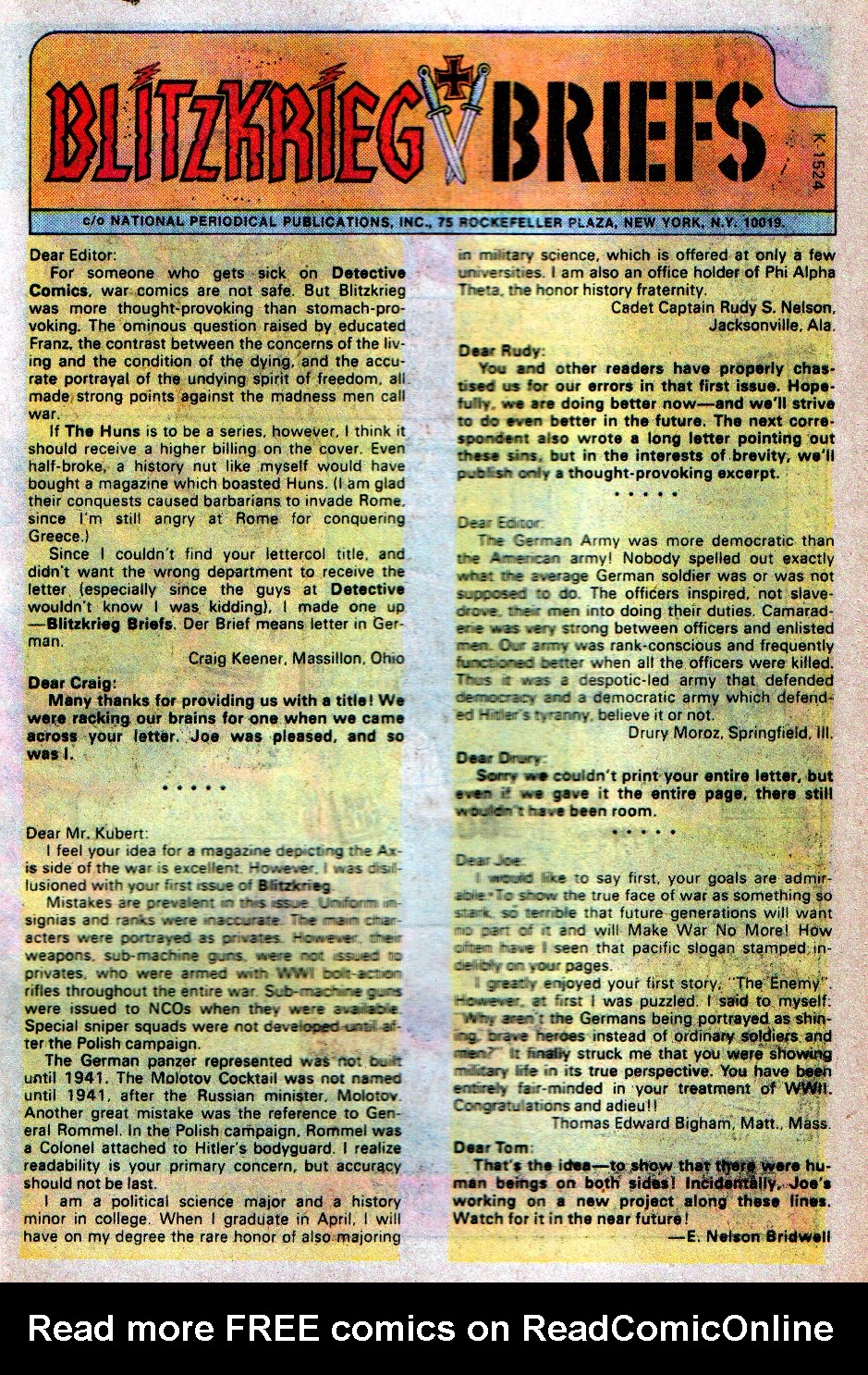 Read online Blitzkrieg comic -  Issue #4 - 19