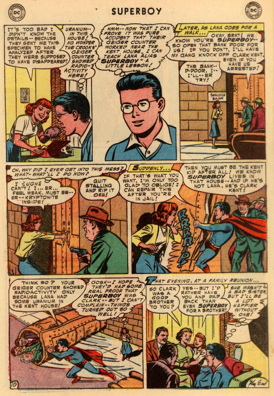 Read online Superboy (1949) comic -  Issue #36 - 22