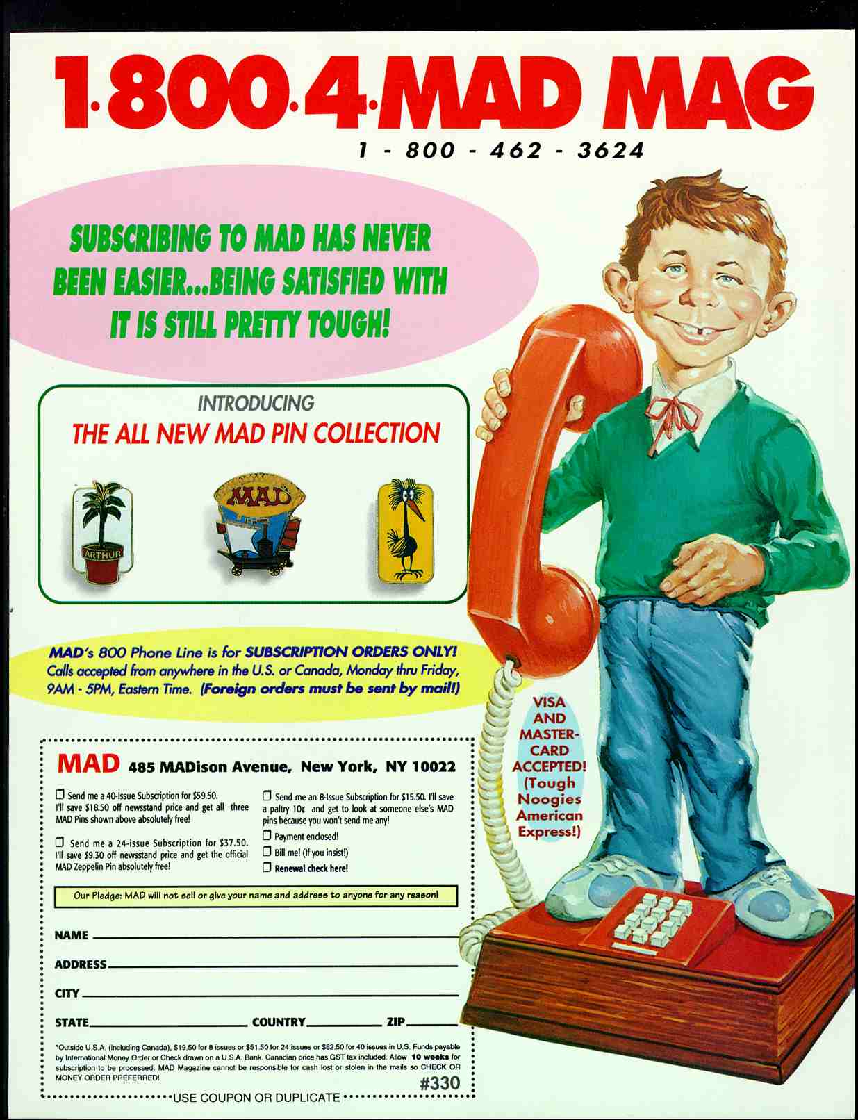 Read online MAD comic -  Issue #330 - 2