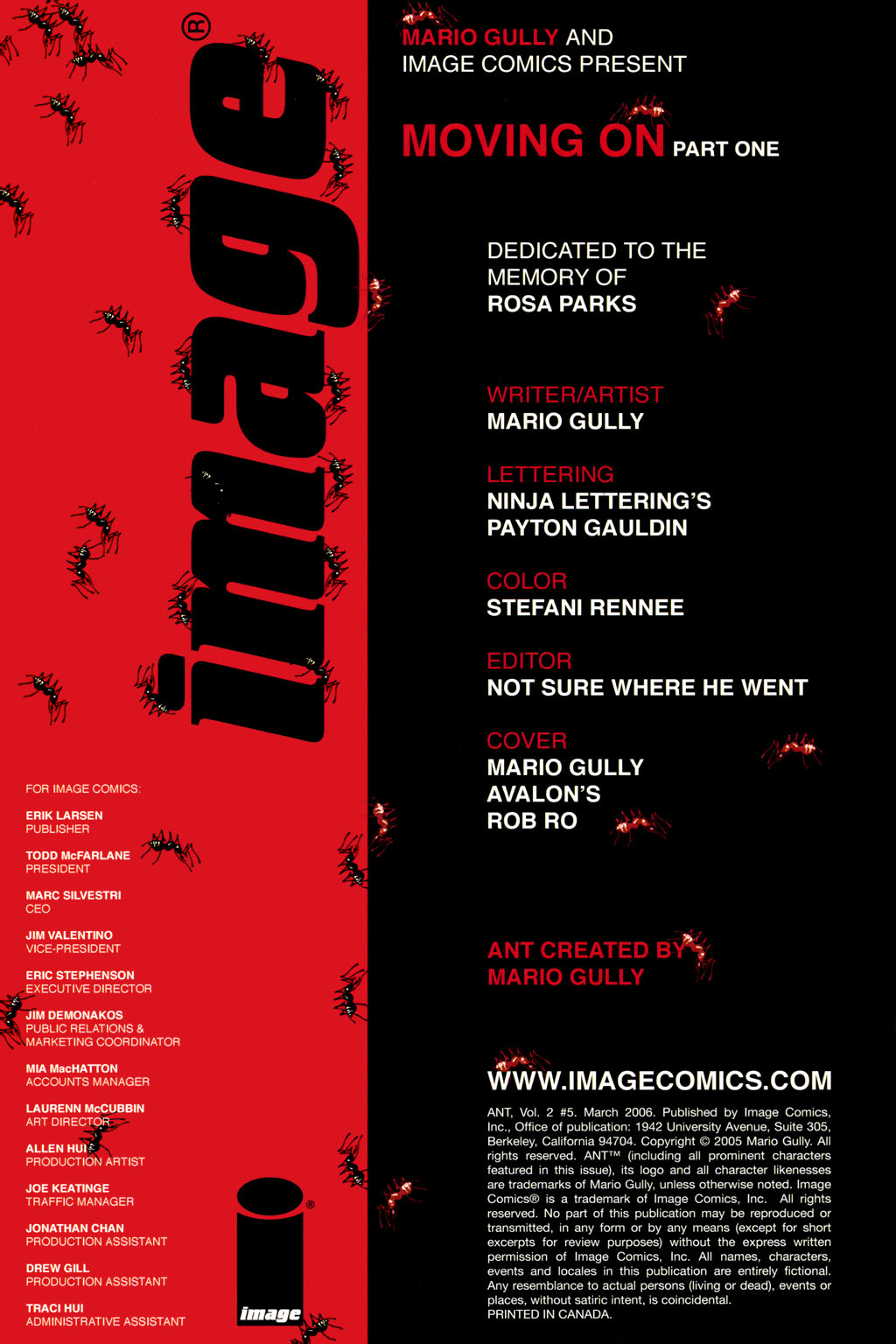 Read online Ant comic -  Issue #5 - 2