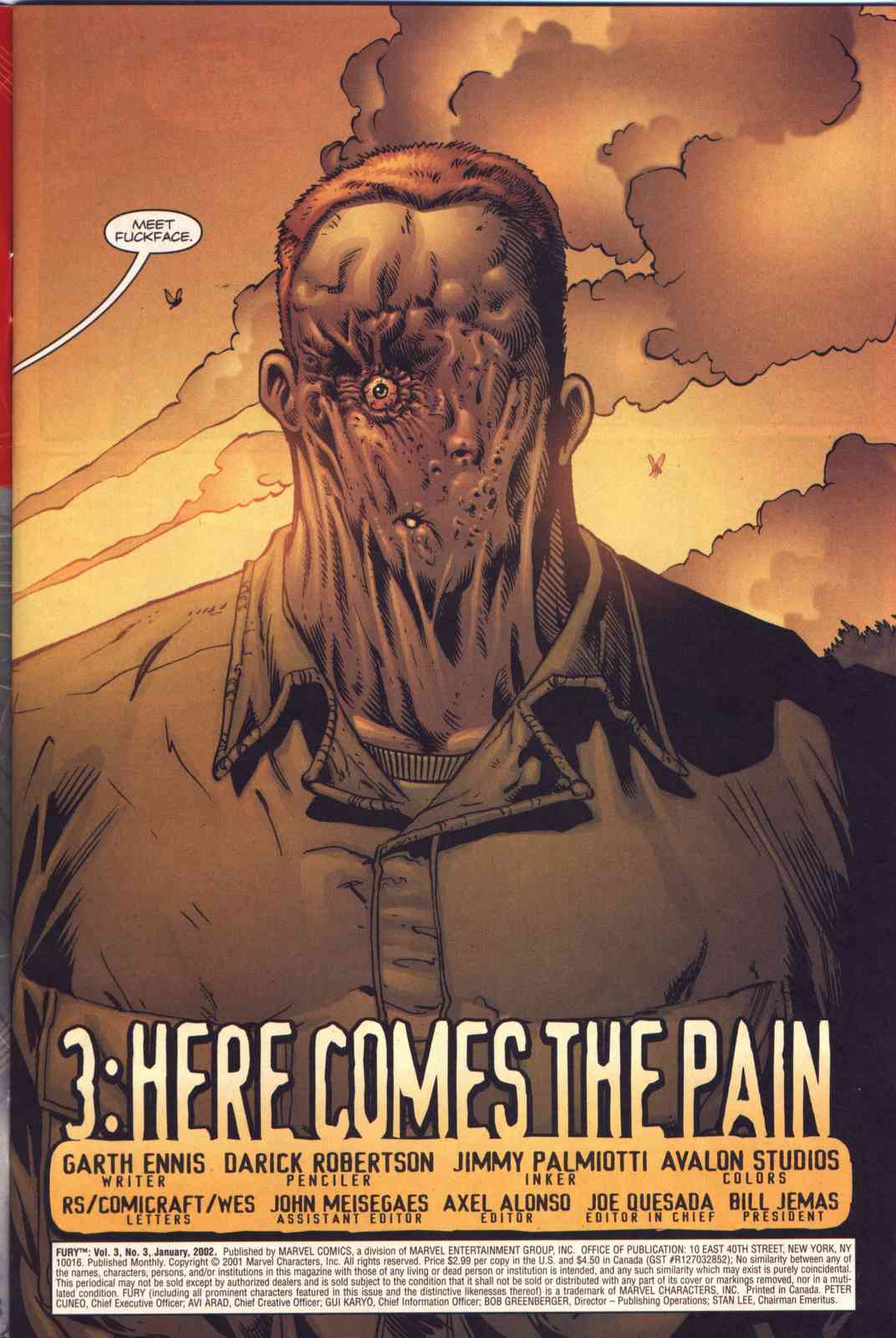 Read online Fury comic -  Issue #3 - 2