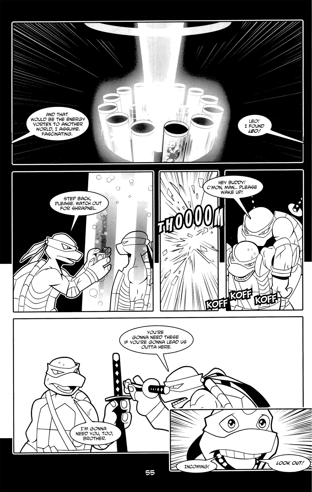 Read online TMNT: The Official Movie Adaptation comic -  Issue # Full - 56