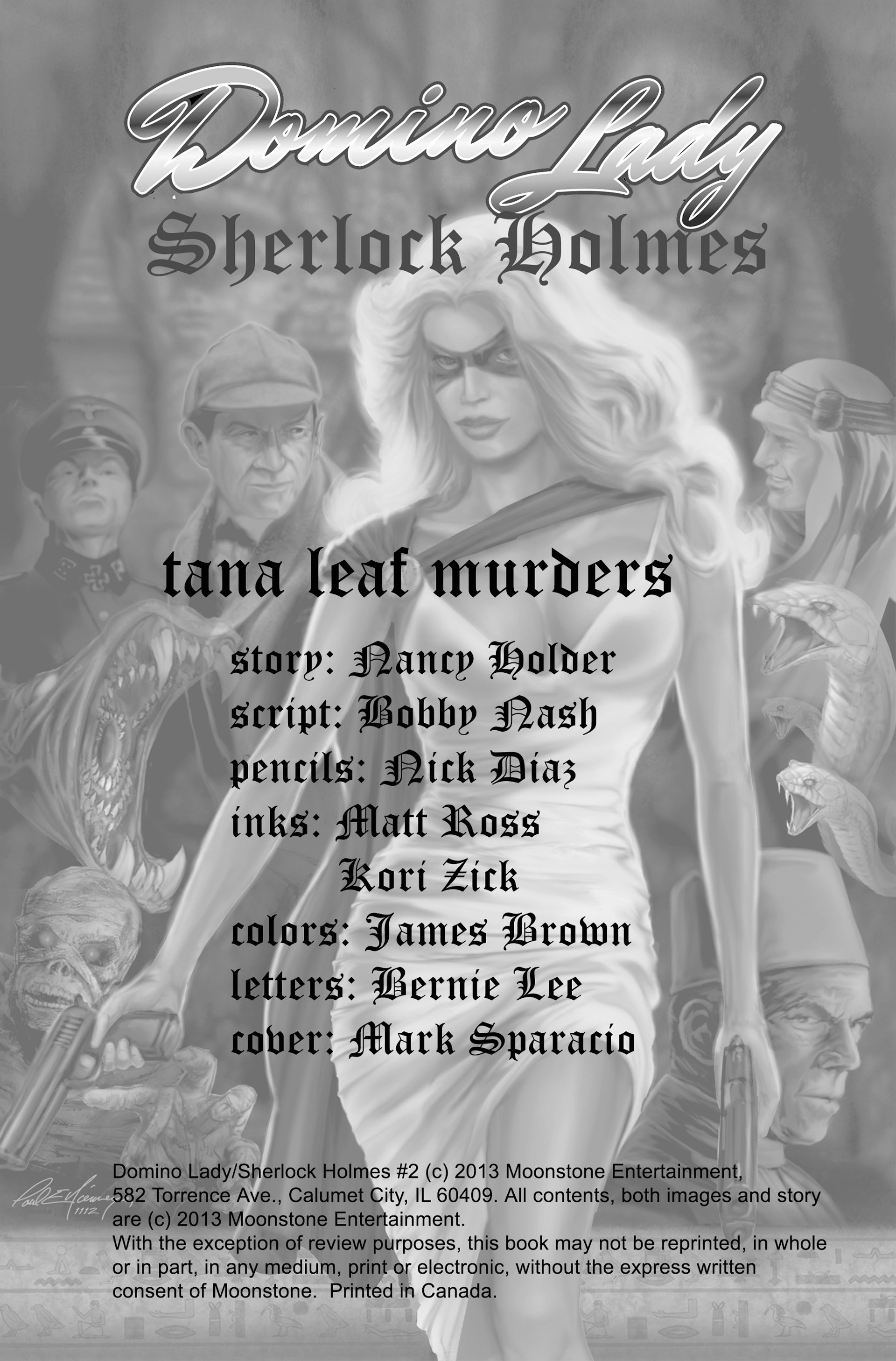 Read online Domino Lady/Sherlock Holmes comic -  Issue #2 - 2