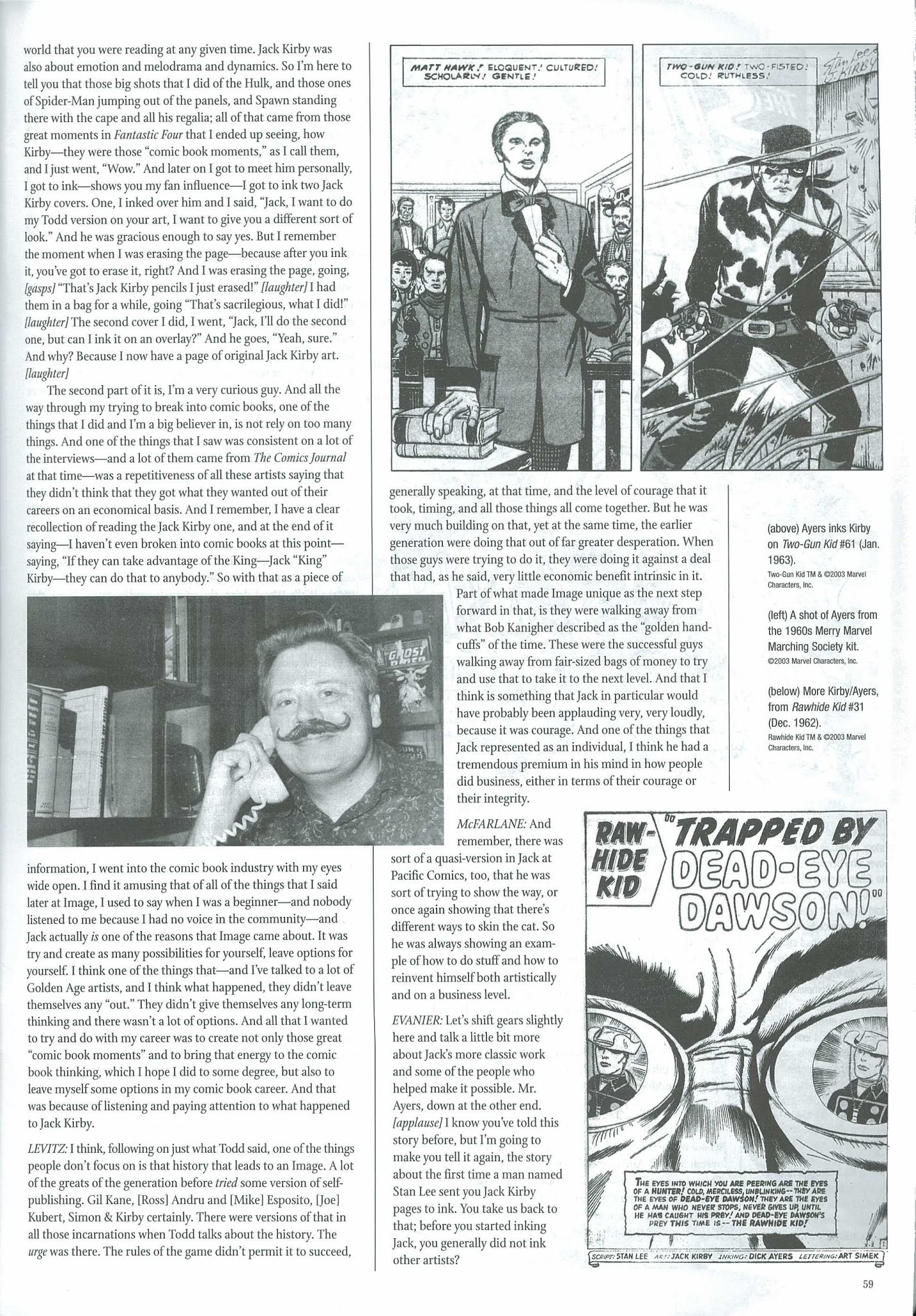 Read online The Jack Kirby Collector comic -  Issue #39 - 61