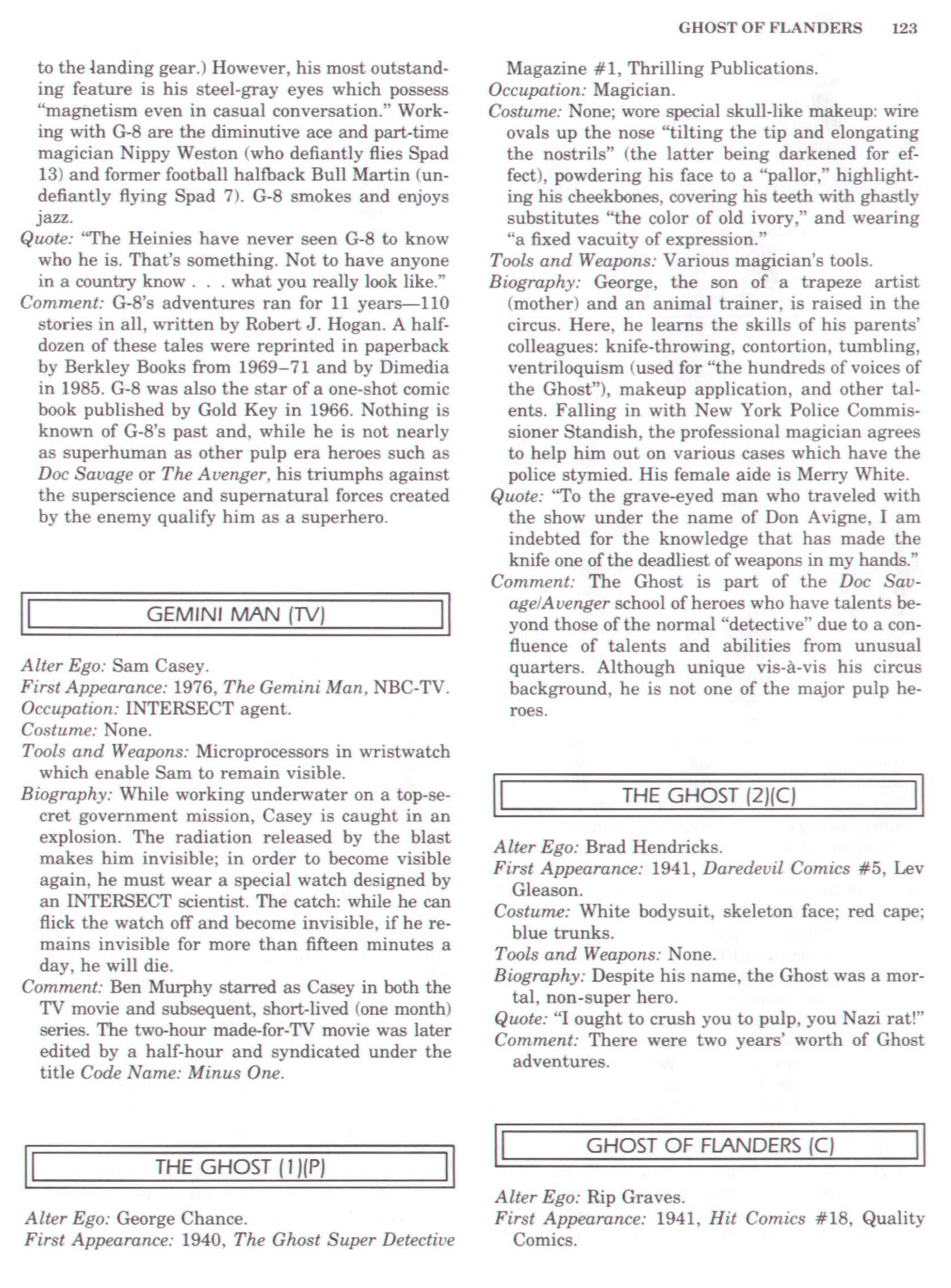 Read online The Encyclopedia of Superheroes comic -  Issue # TPB (Part 2) - 42