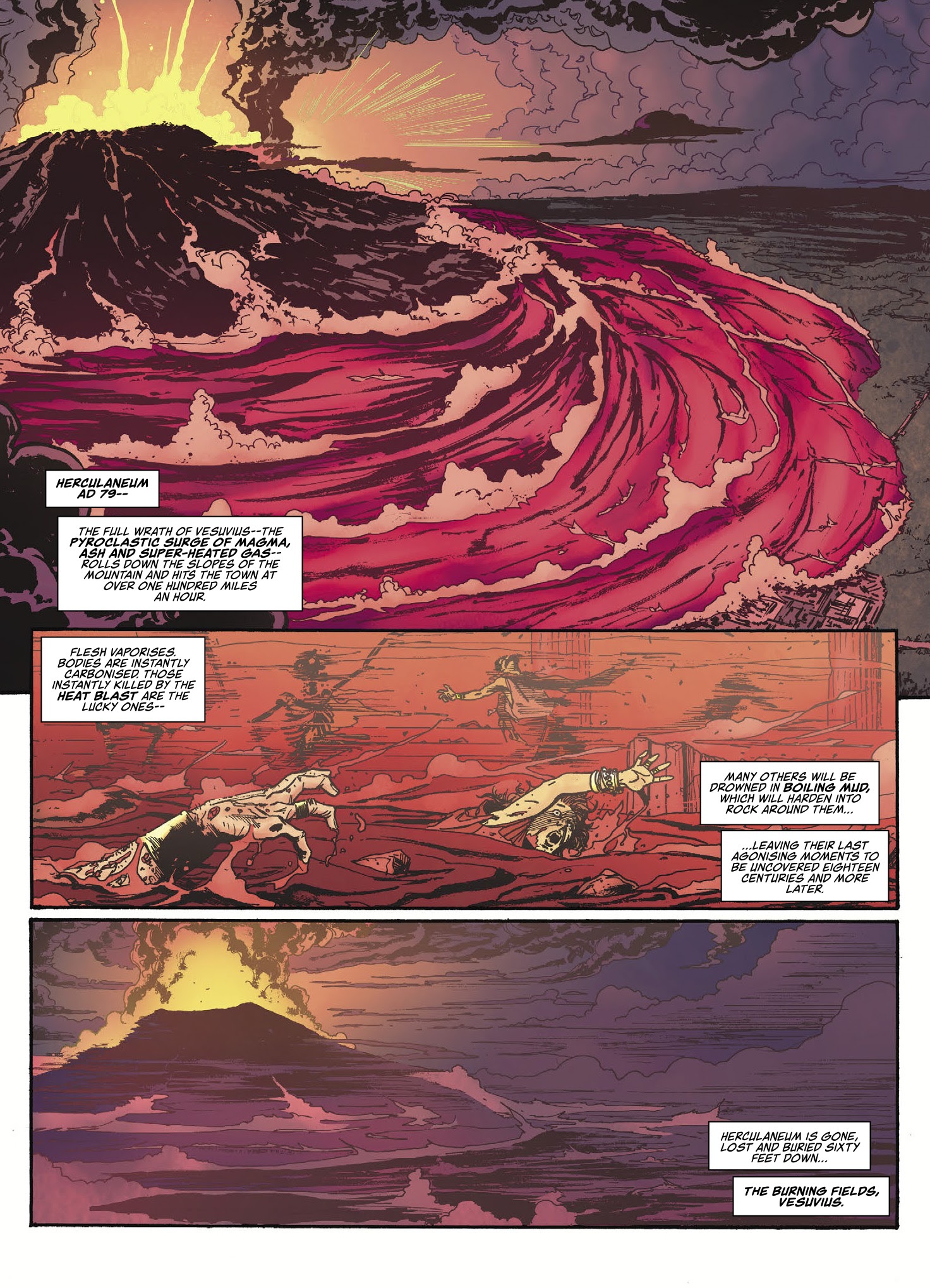 Read online Aquila: The Burning Fields comic -  Issue # TPB - 85