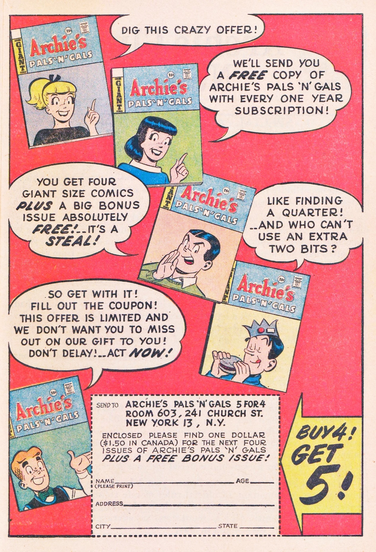 Read online Archie's Pals 'N' Gals (1952) comic -  Issue #20 - 19