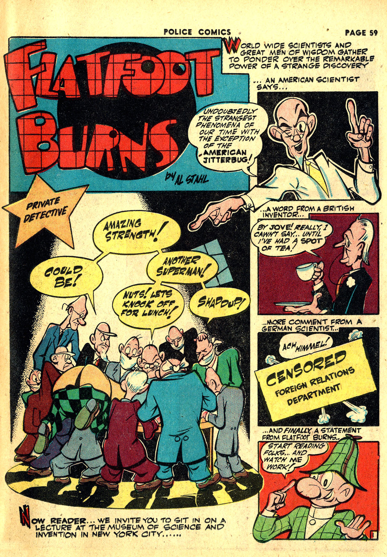 Read online Police Comics comic -  Issue #22 - 61