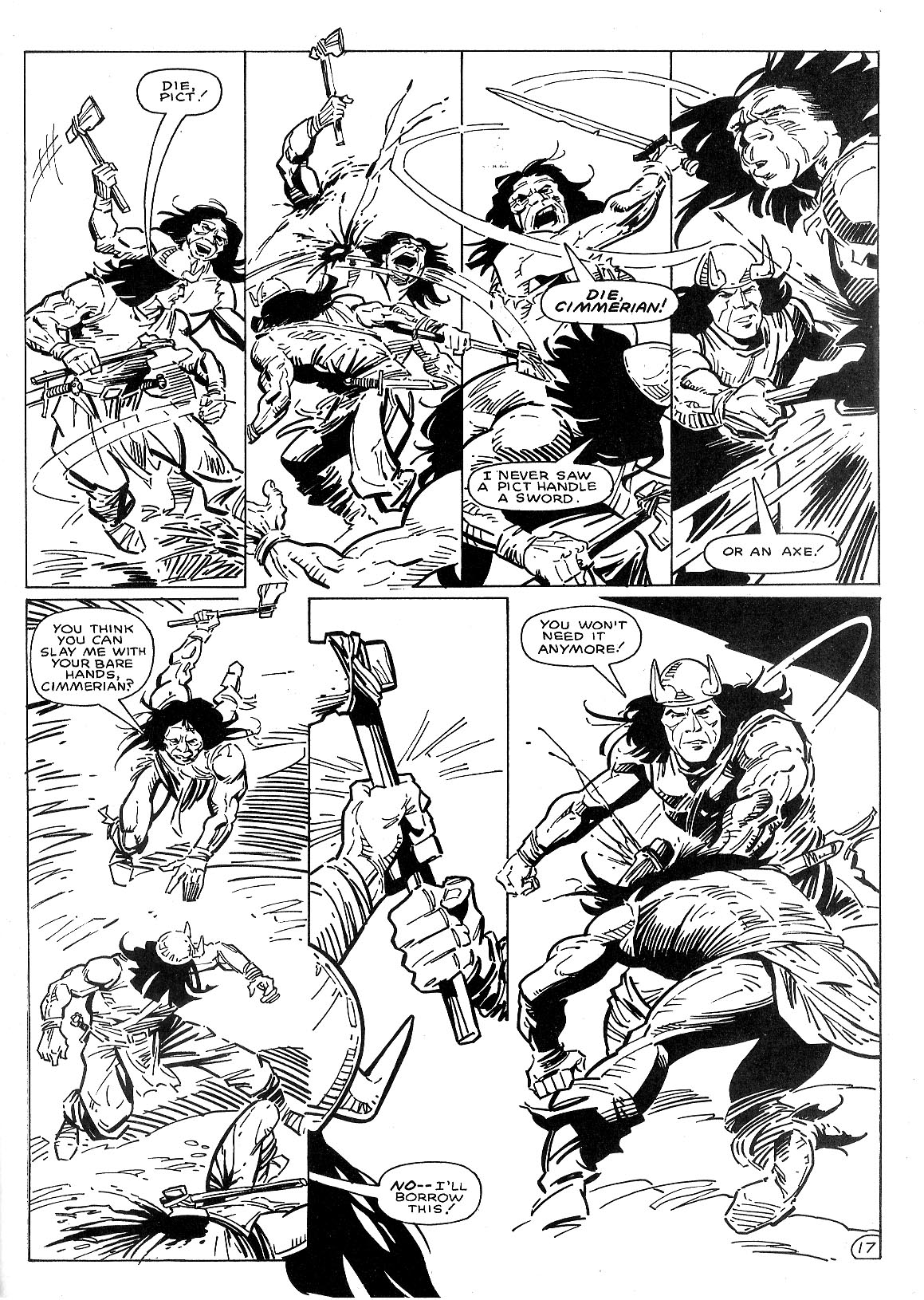 Read online The Savage Sword Of Conan comic -  Issue #143 - 23