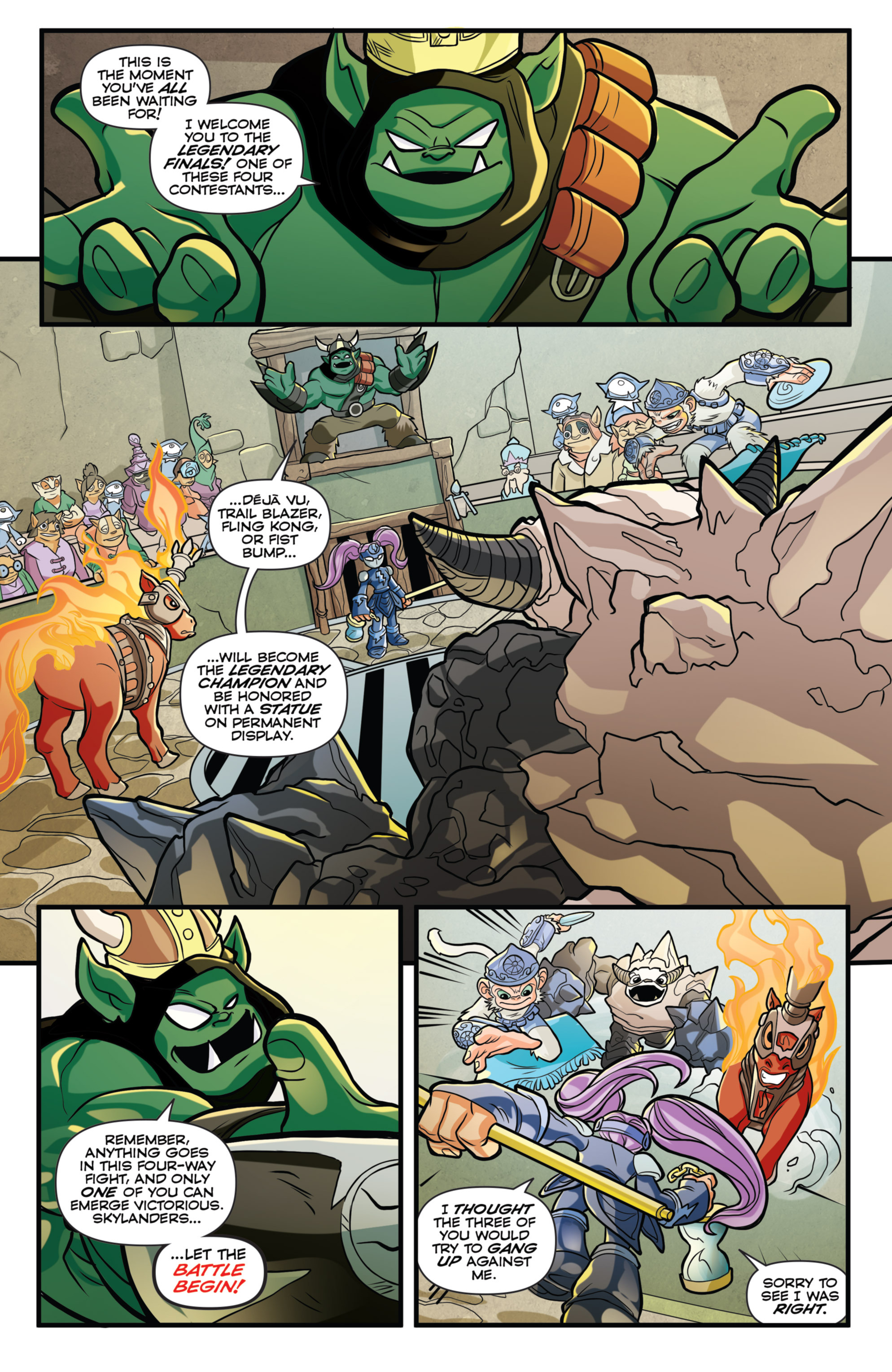 Read online Skylanders comic -  Issue #4 - 13