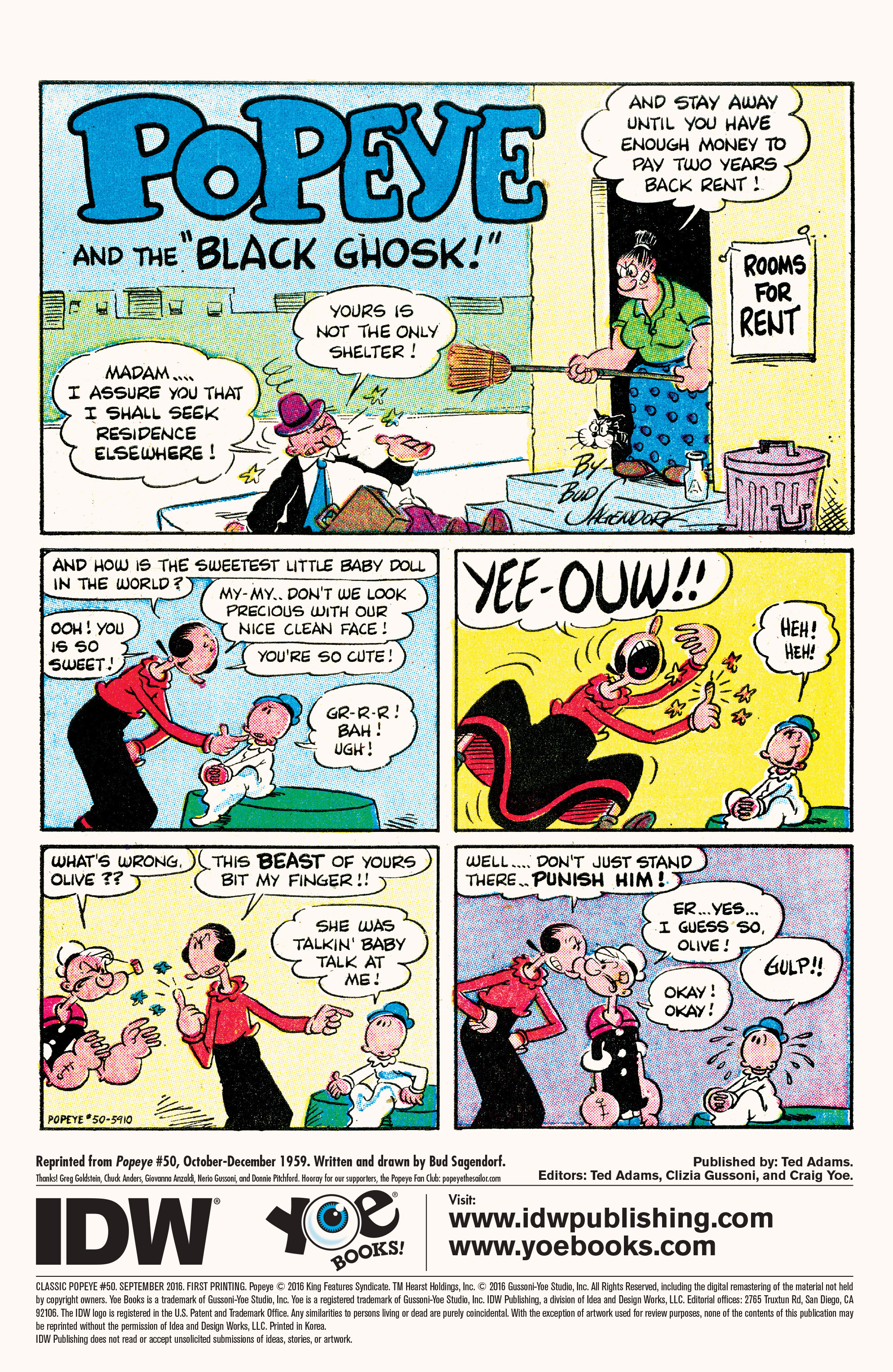 Read online Classic Popeye comic -  Issue #50 - 2