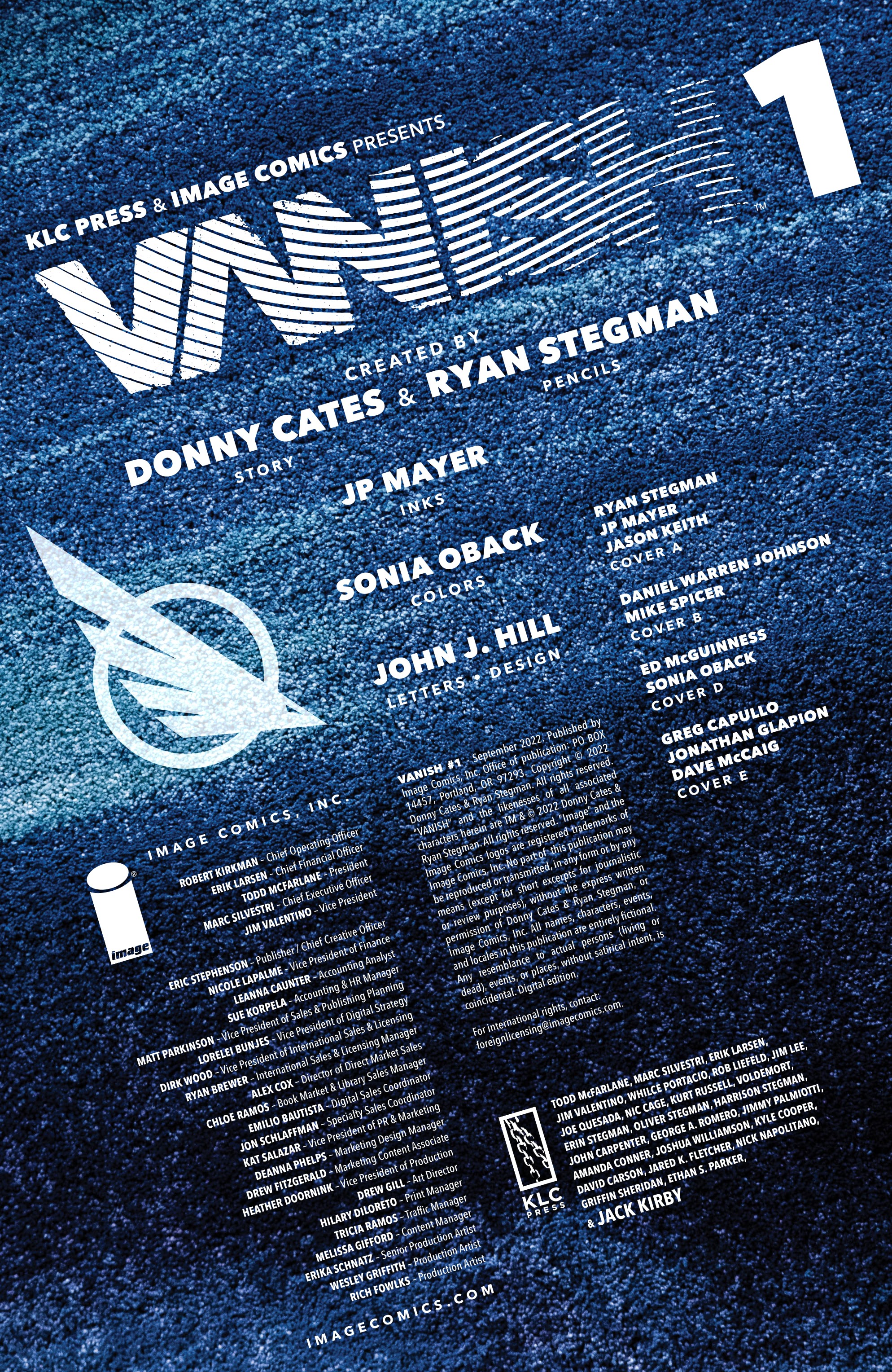 Read online Vanish comic -  Issue #1 - 2