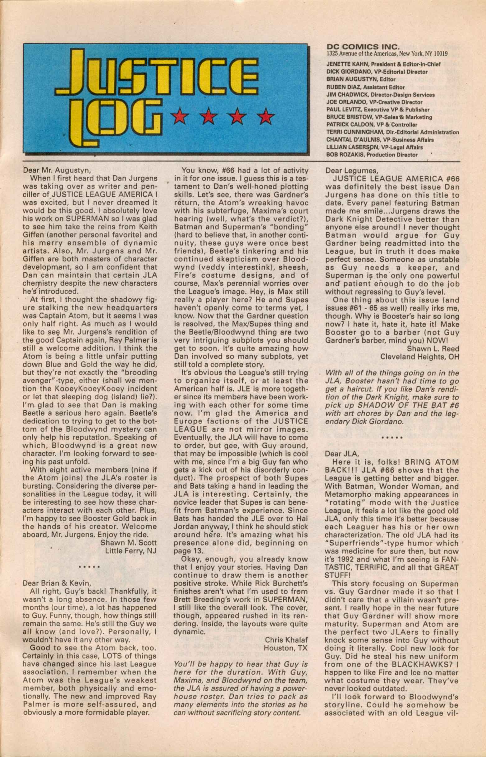 Read online Justice League America comic -  Issue #70 - 24