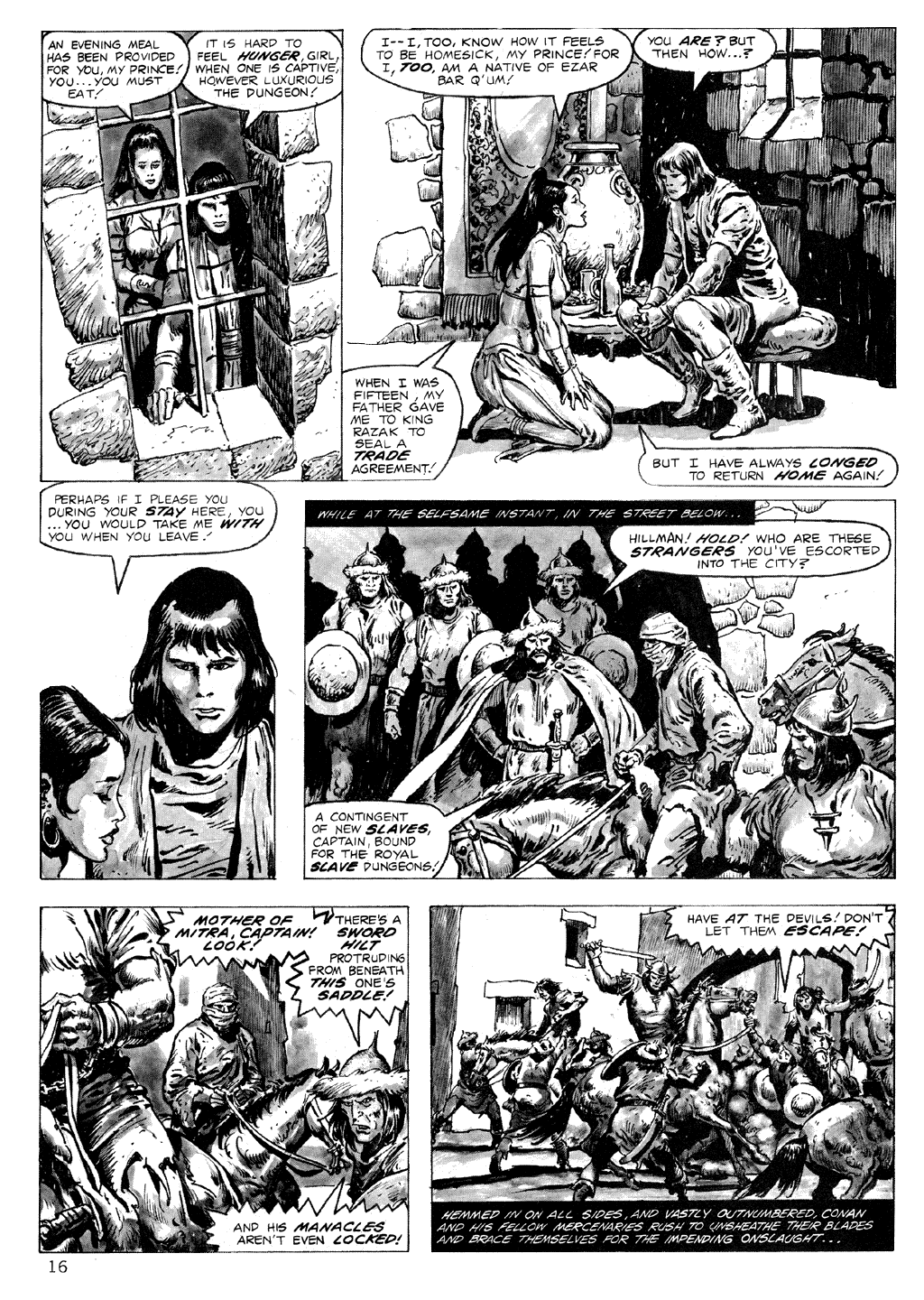 Read online The Savage Sword Of Conan comic -  Issue #71 - 16