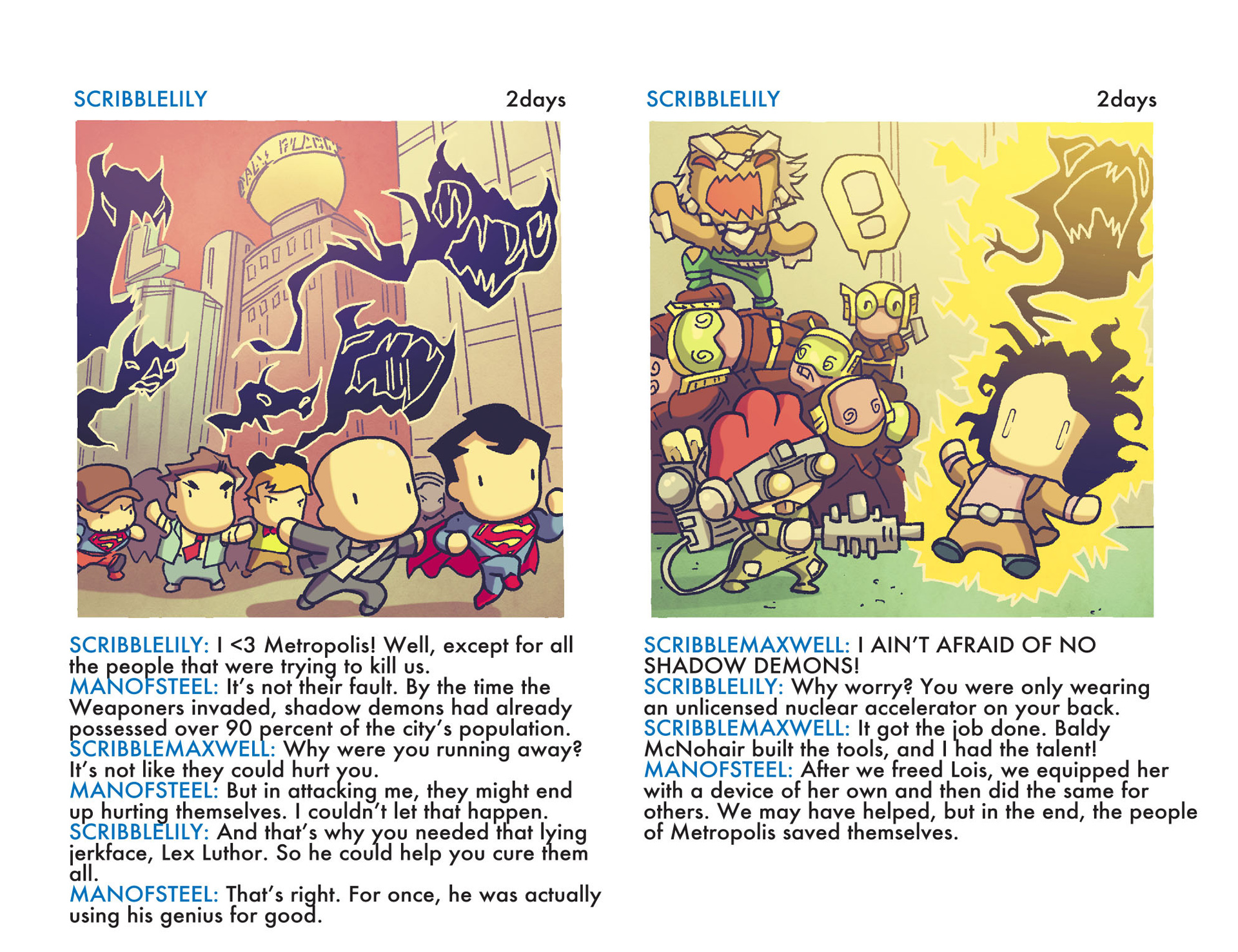 Read online Scribblenauts Unmasked: A Crisis of Imagination comic -  Issue #13 - 11