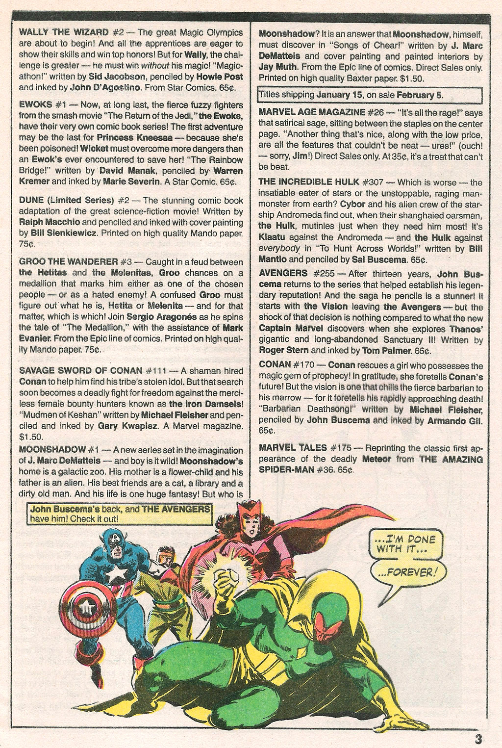 Marvel Age issue 25 - Page 5