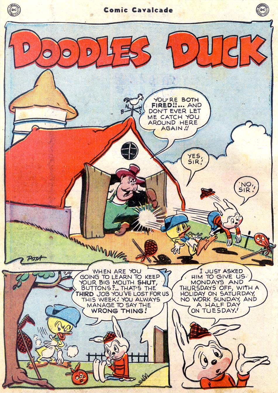 Read online Comic Cavalcade comic -  Issue #36 - 42