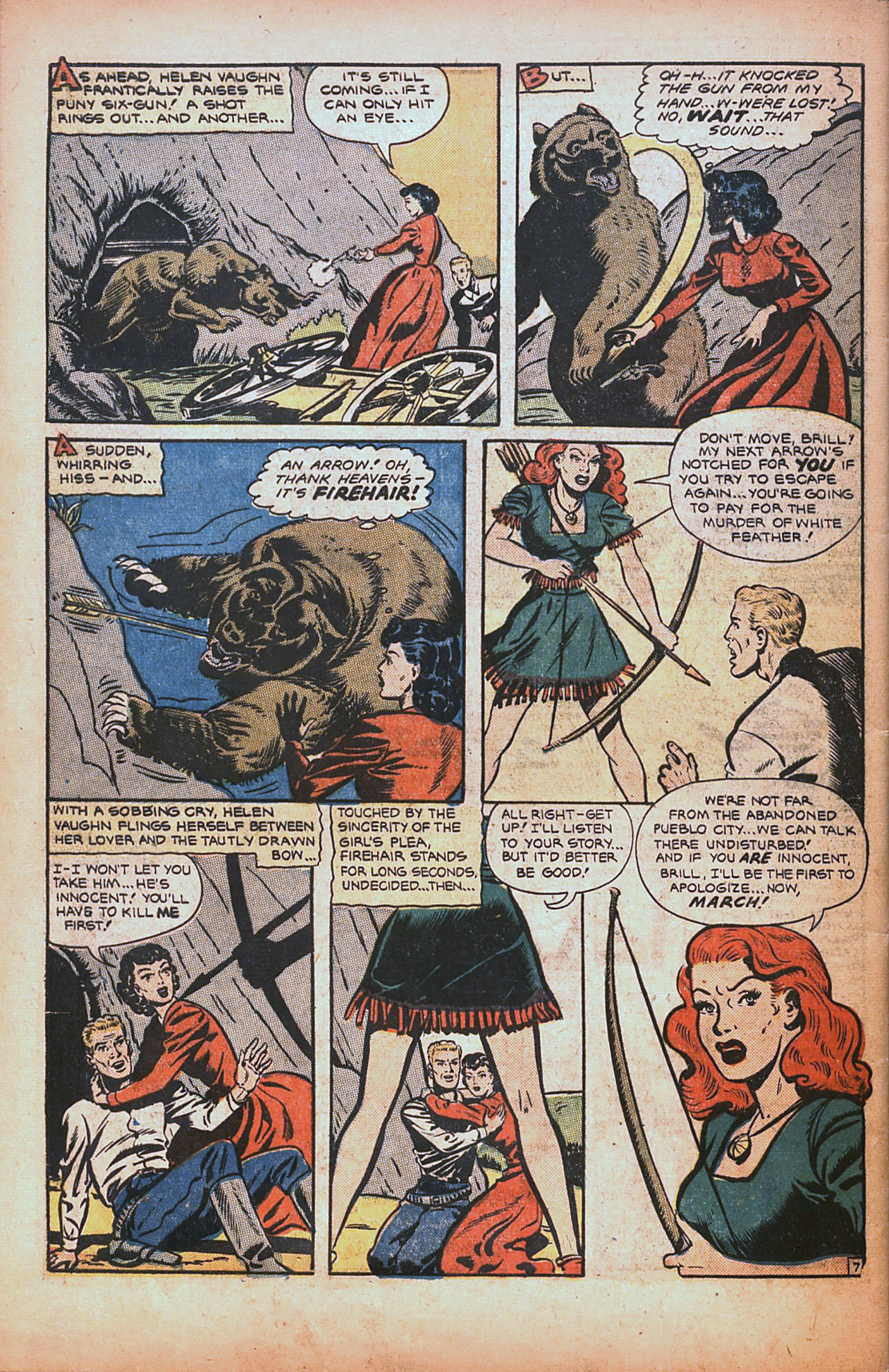 Read online Pioneer West Romances comic -  Issue #3 - 46