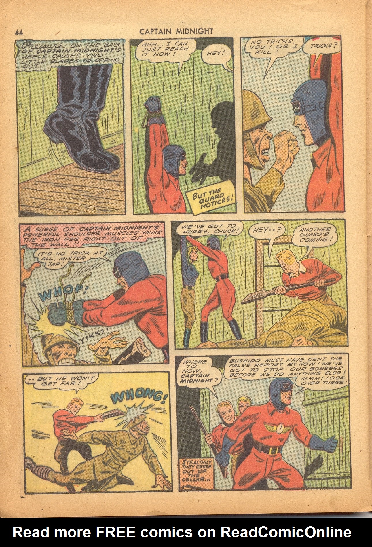 Read online Captain Midnight (1942) comic -  Issue #4 - 45