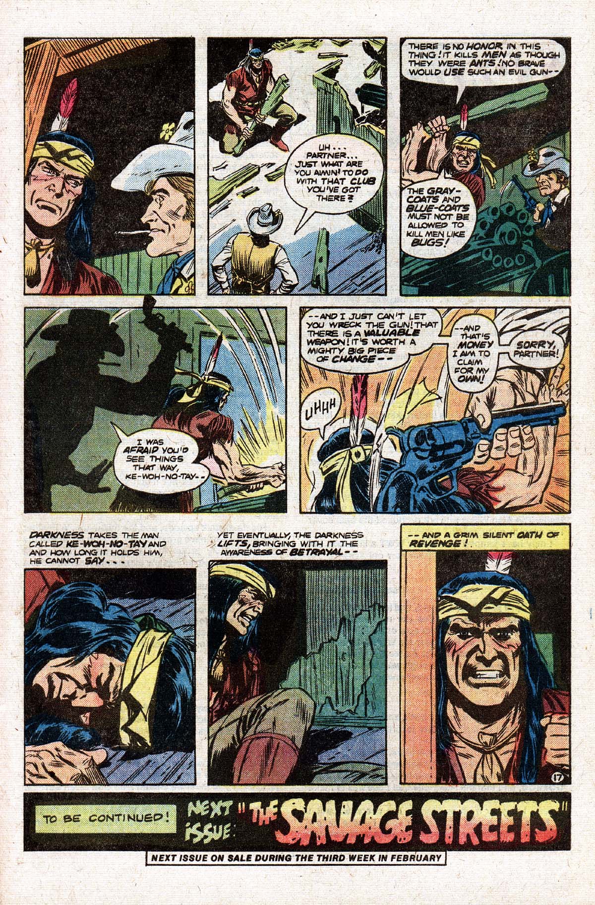Read online Weird Western Tales (1972) comic -  Issue #45 - 31
