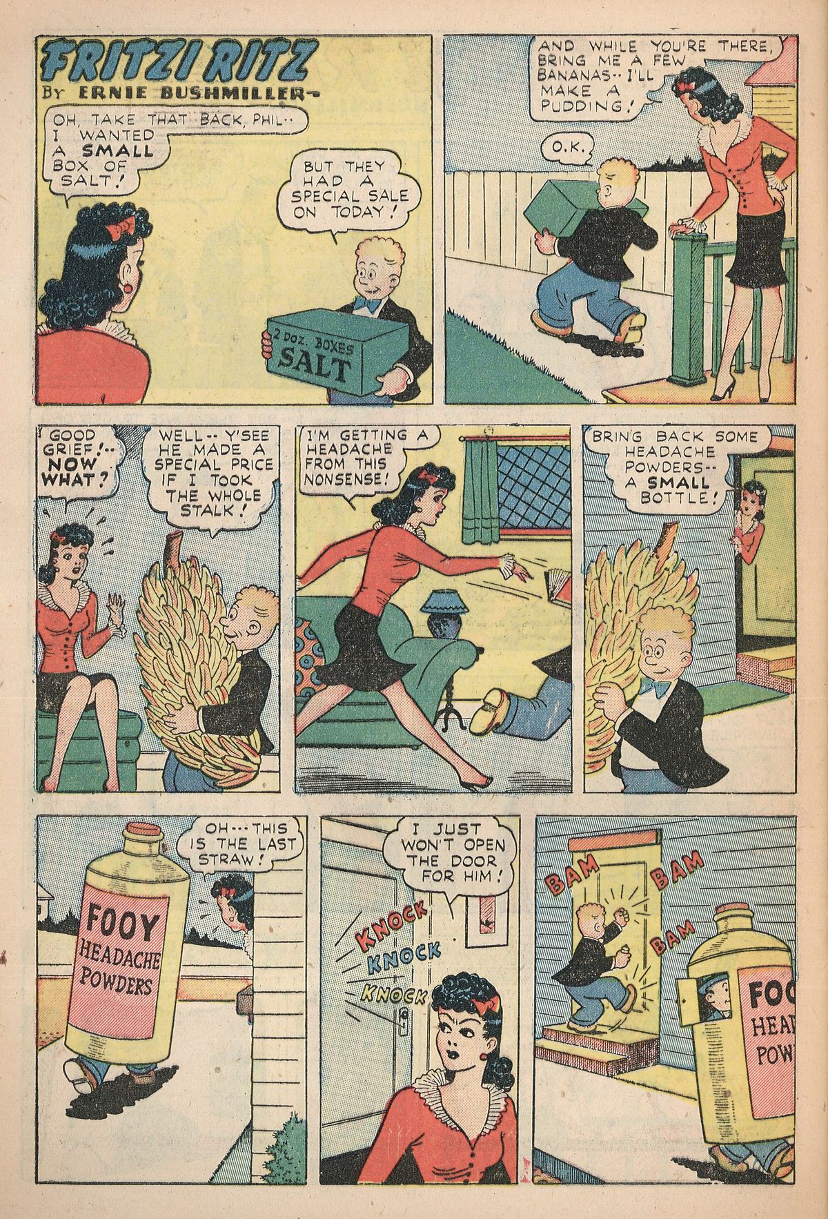 Read online Fritzi Ritz (1948) comic -  Issue #5 - 32