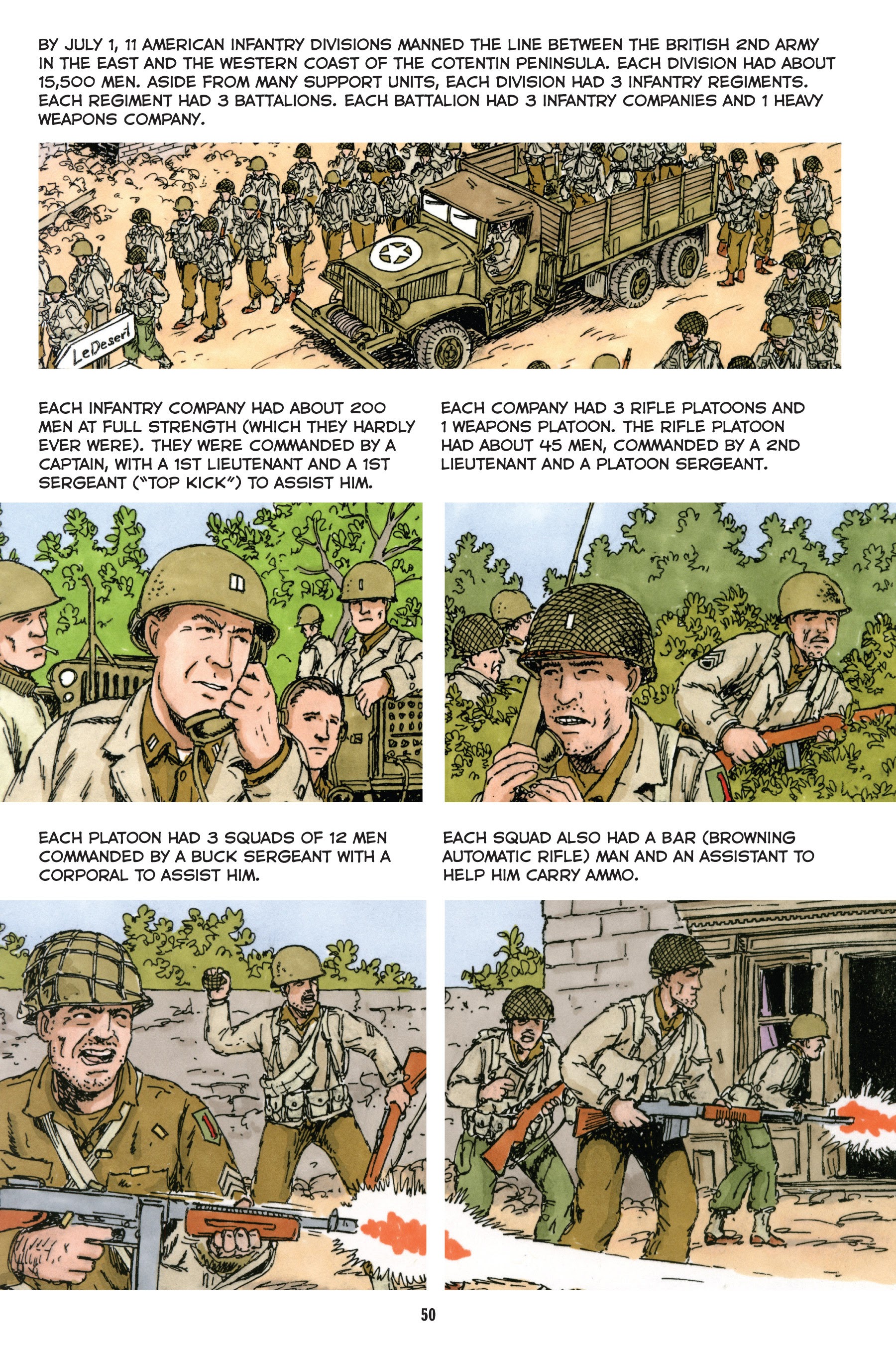 Read online Normandy: A Graphic History of D-Day, the Allied Invasion of Hitler's Fortress Europe comic -  Issue # TPB - 51