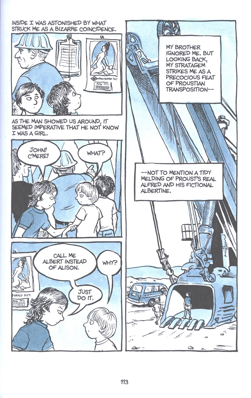 Read online Fun Home: A Family Tragicomic comic -  Issue # TPB - 119