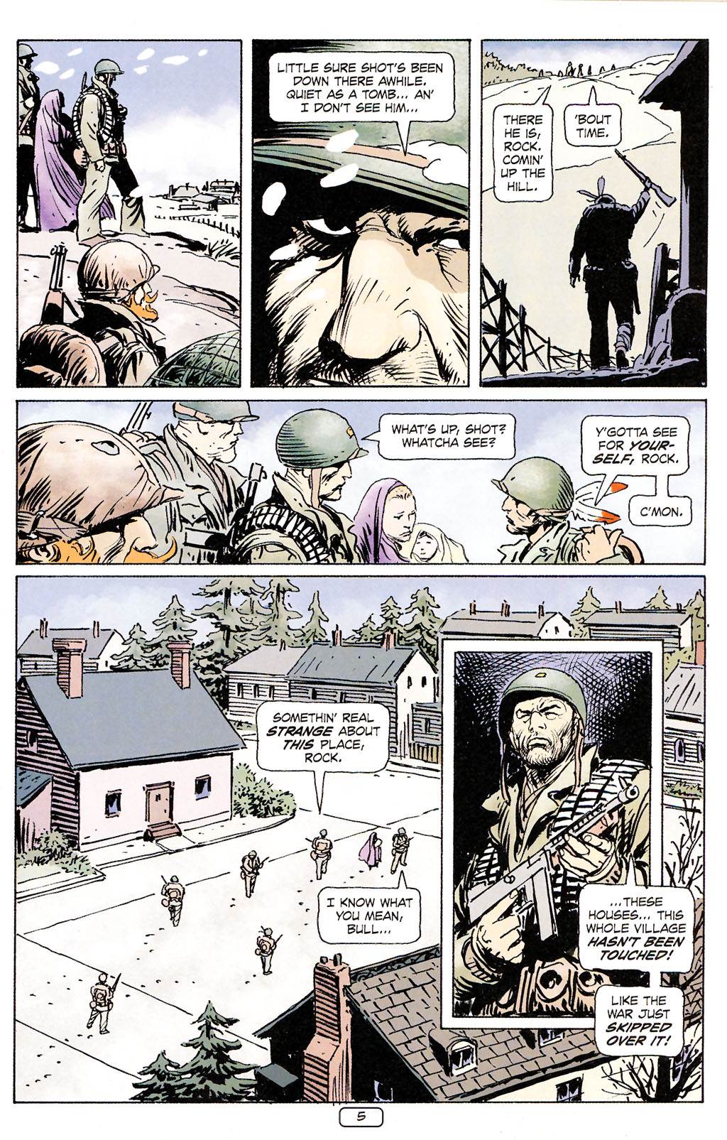 Read online Sgt. Rock: The Prophecy comic -  Issue #5 - 5
