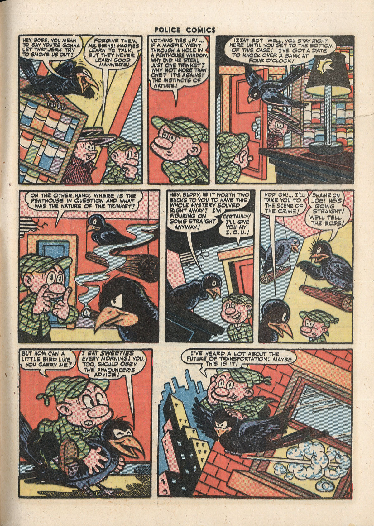 Read online Police Comics comic -  Issue #37 - 49