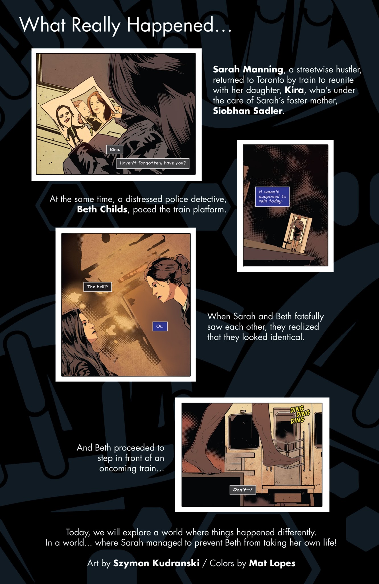Read online Orphan Black: Deviations comic -  Issue #5 - 2