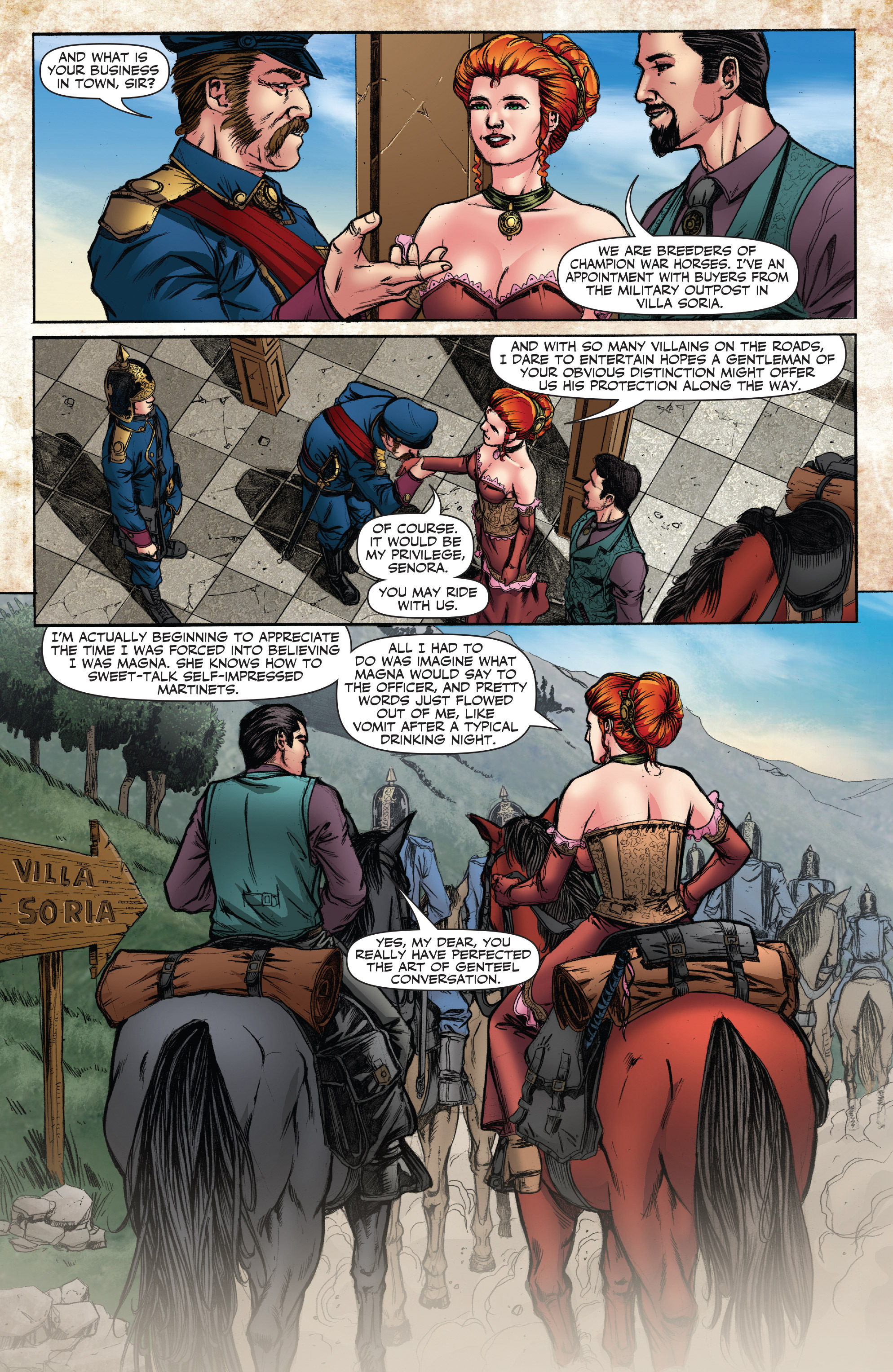 Read online Legenderry: A Steampunk Adventure comic -  Issue #7 - 6