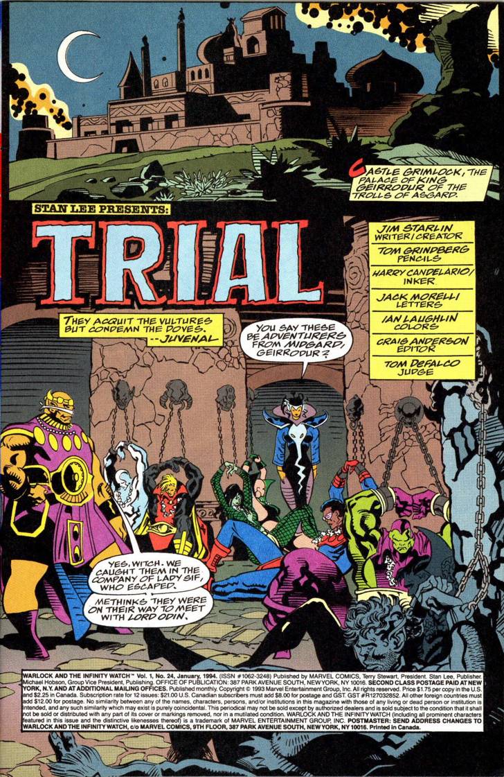 Read online Warlock and the Infinity Watch comic -  Issue #24 - 2