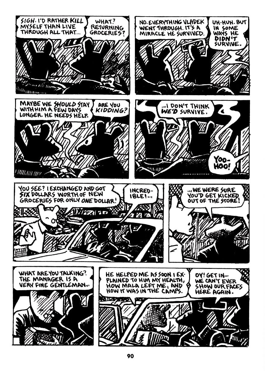 Read online Maus: A Survivor's Tale comic -  Issue # TPB 2 - 85