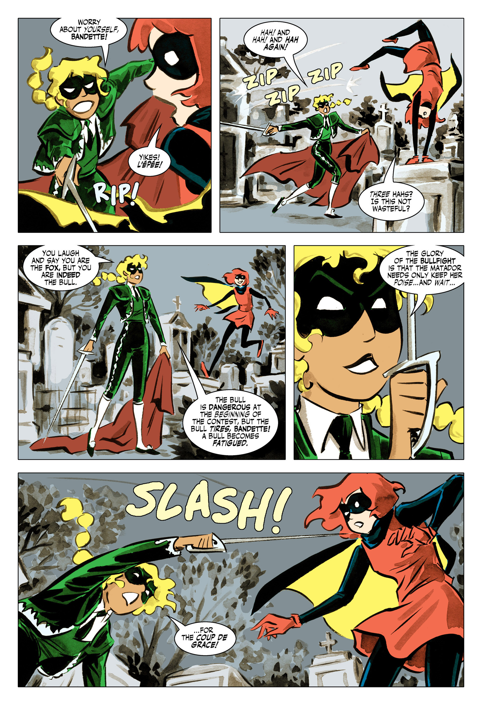 Read online Bandette (2012) comic -  Issue #4 - 6