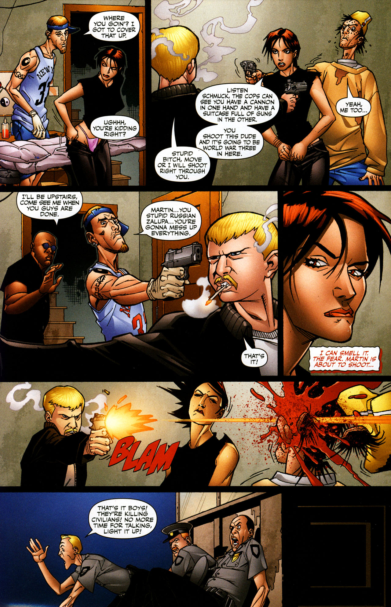 Read online Painkiller Jane (2007) comic -  Issue #0 - 9