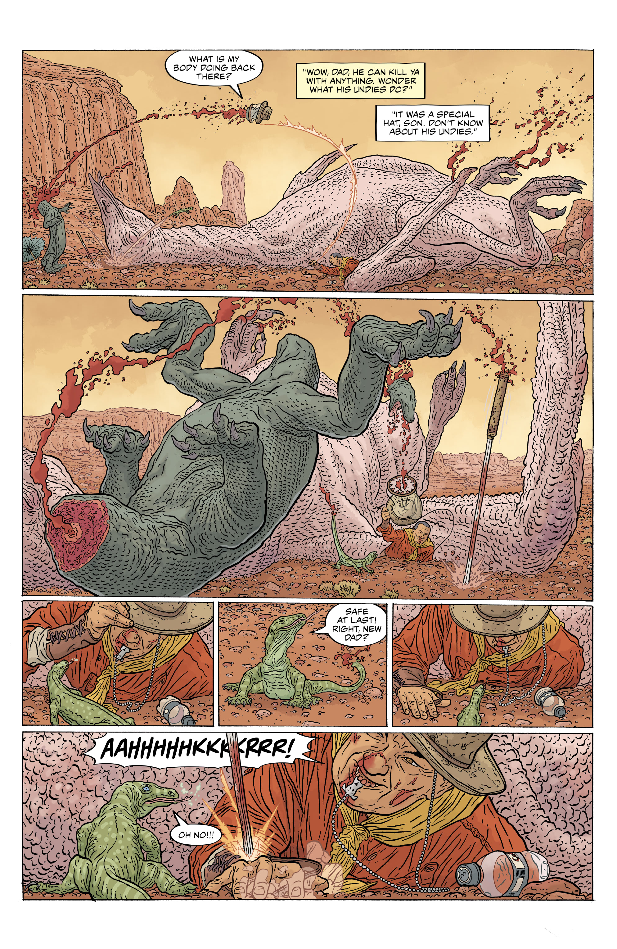 Read online Shaolin Cowboy: Cruel to Be Kin comic -  Issue #3 - 12