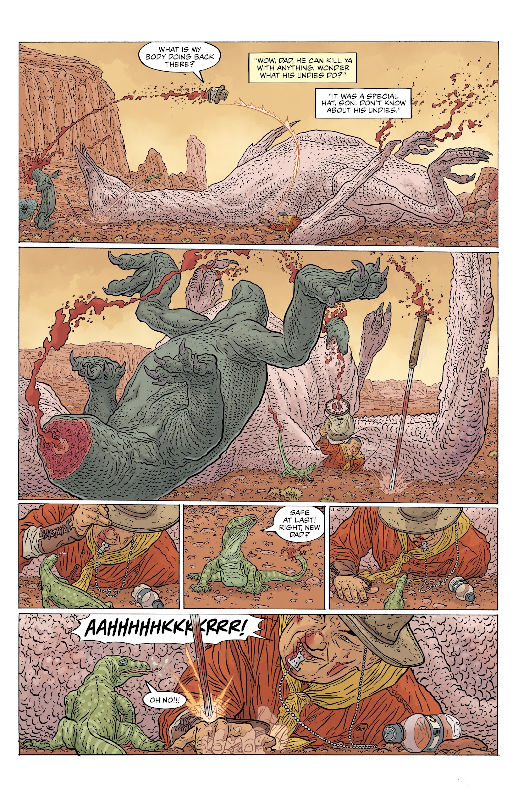 Shaolin Cowboy: Cruel to Be Kin issue 3 - Page 12