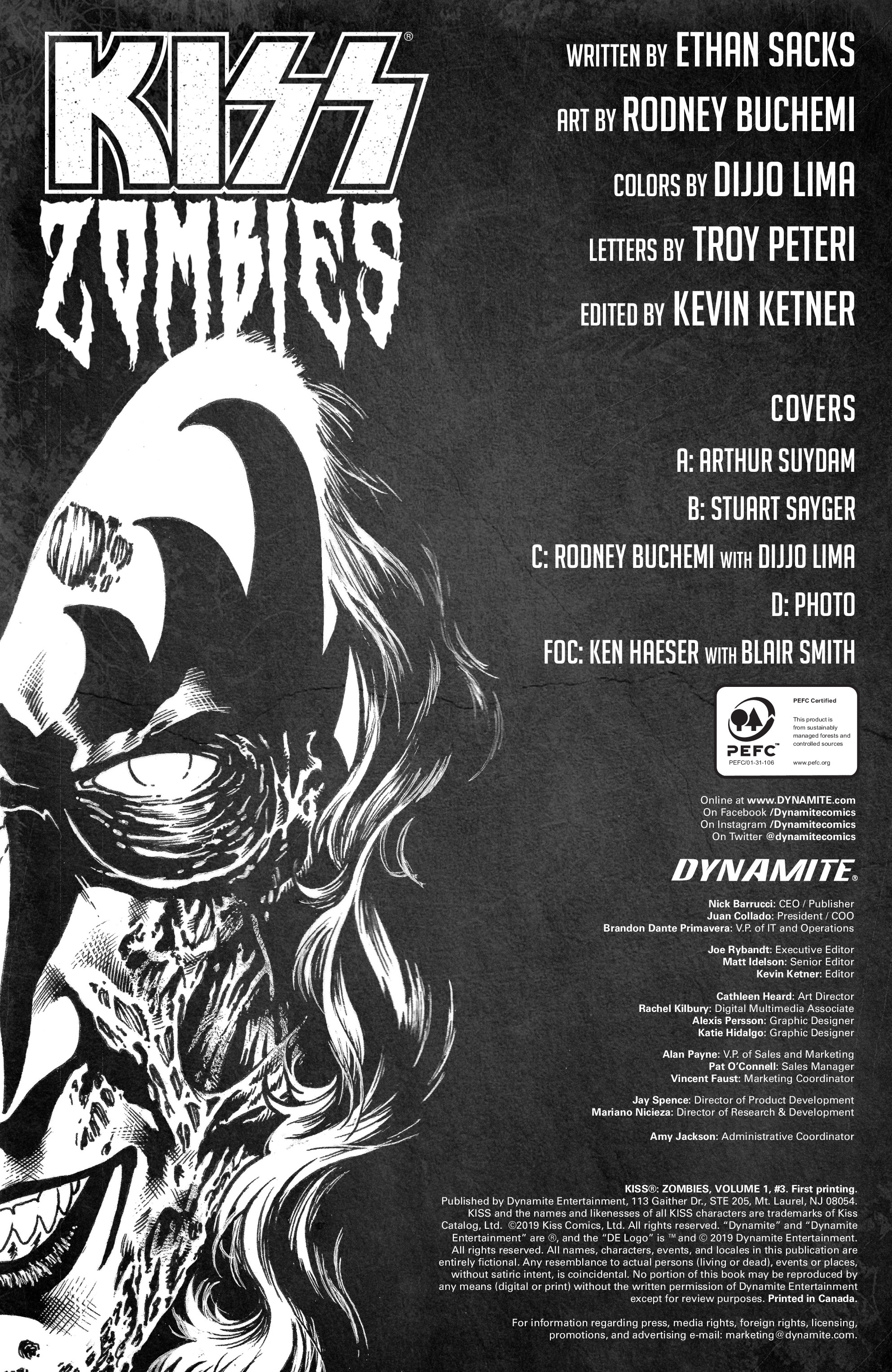 Read online Kiss: Zombies comic -  Issue #3 - 5