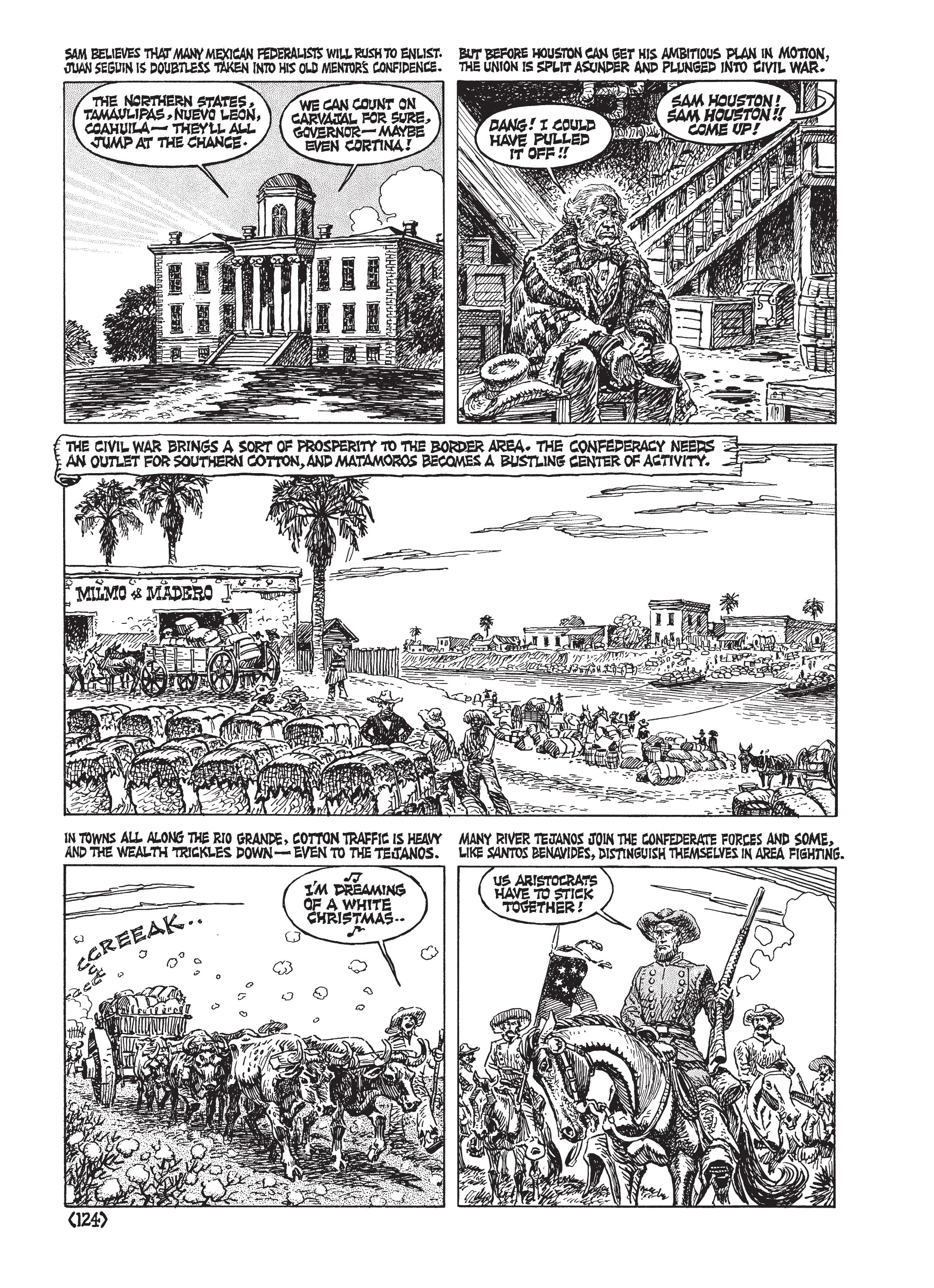 Read online Jack Jackson's American History: Los Tejanos and Lost Cause comic -  Issue # TPB (Part 2) - 28