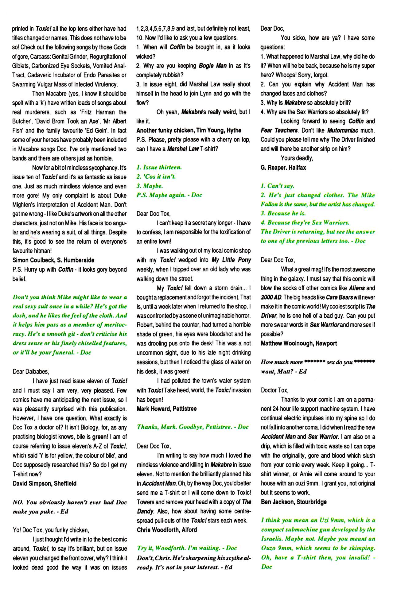 Read online Toxic! comic -  Issue #15 - 37